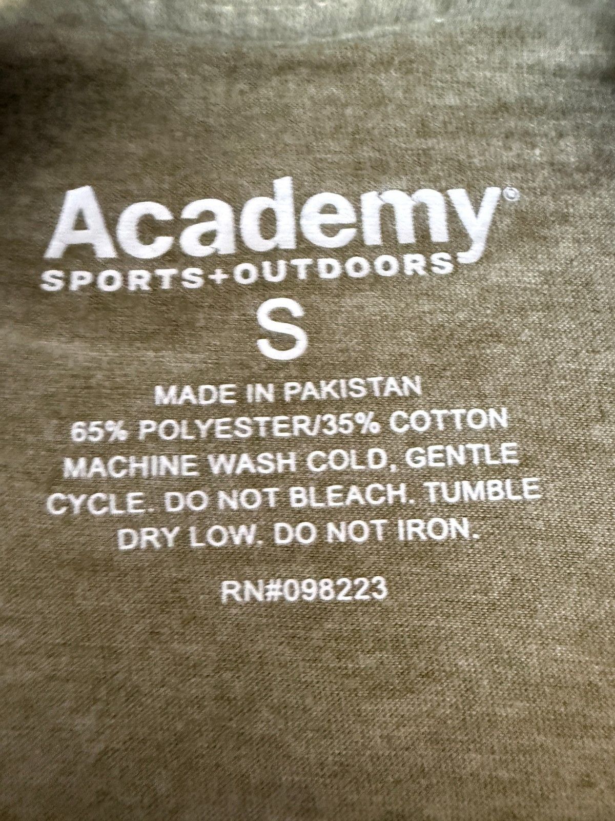 Other Academy Sports & Outdoors Men’s Small Green “Wherever I May Size US S / EU 44-46 / 1 - 5 Thumbnail