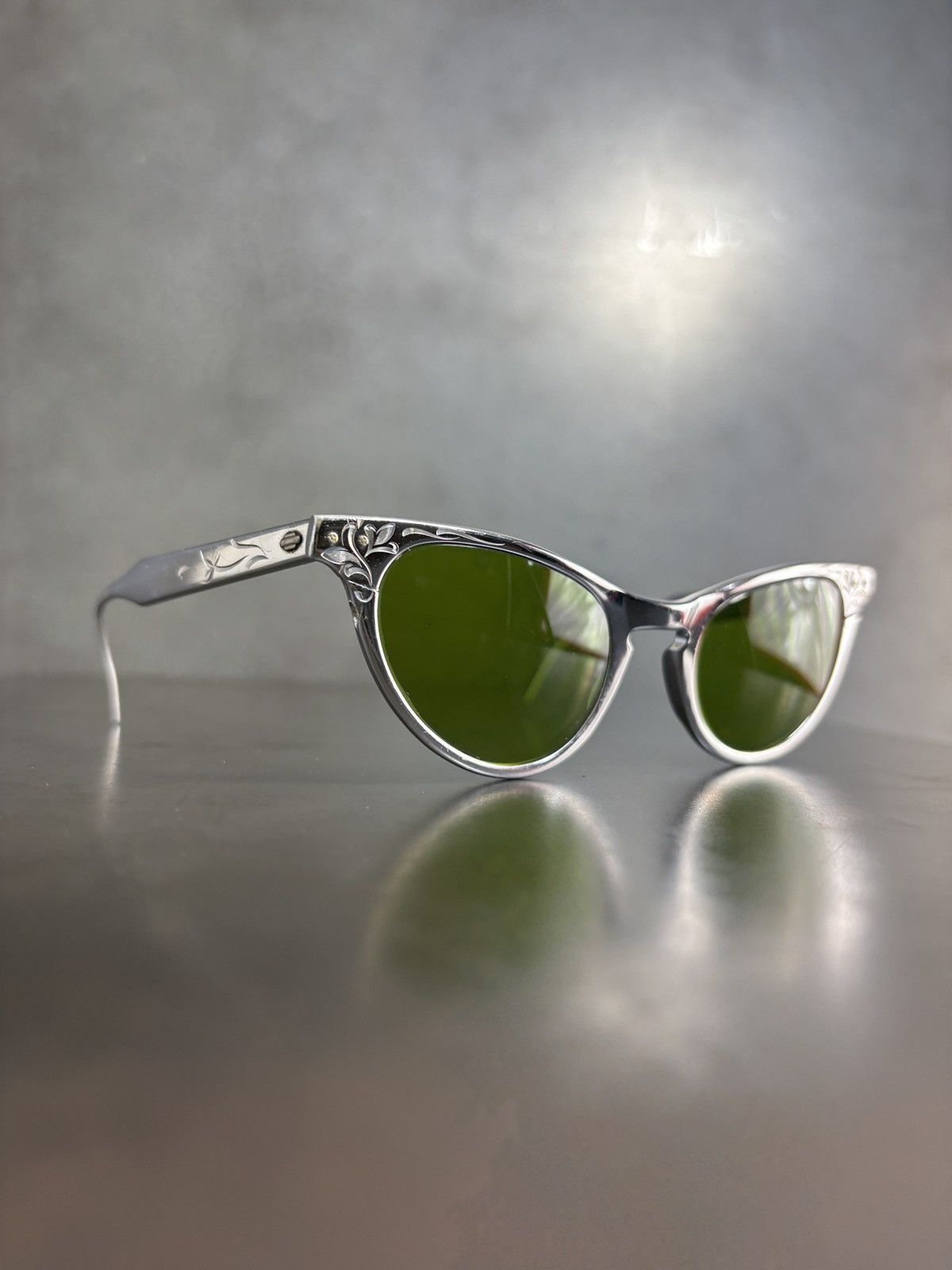 1960s ArtCraft Sunglasses True Vintage Aluminum Frames MCM