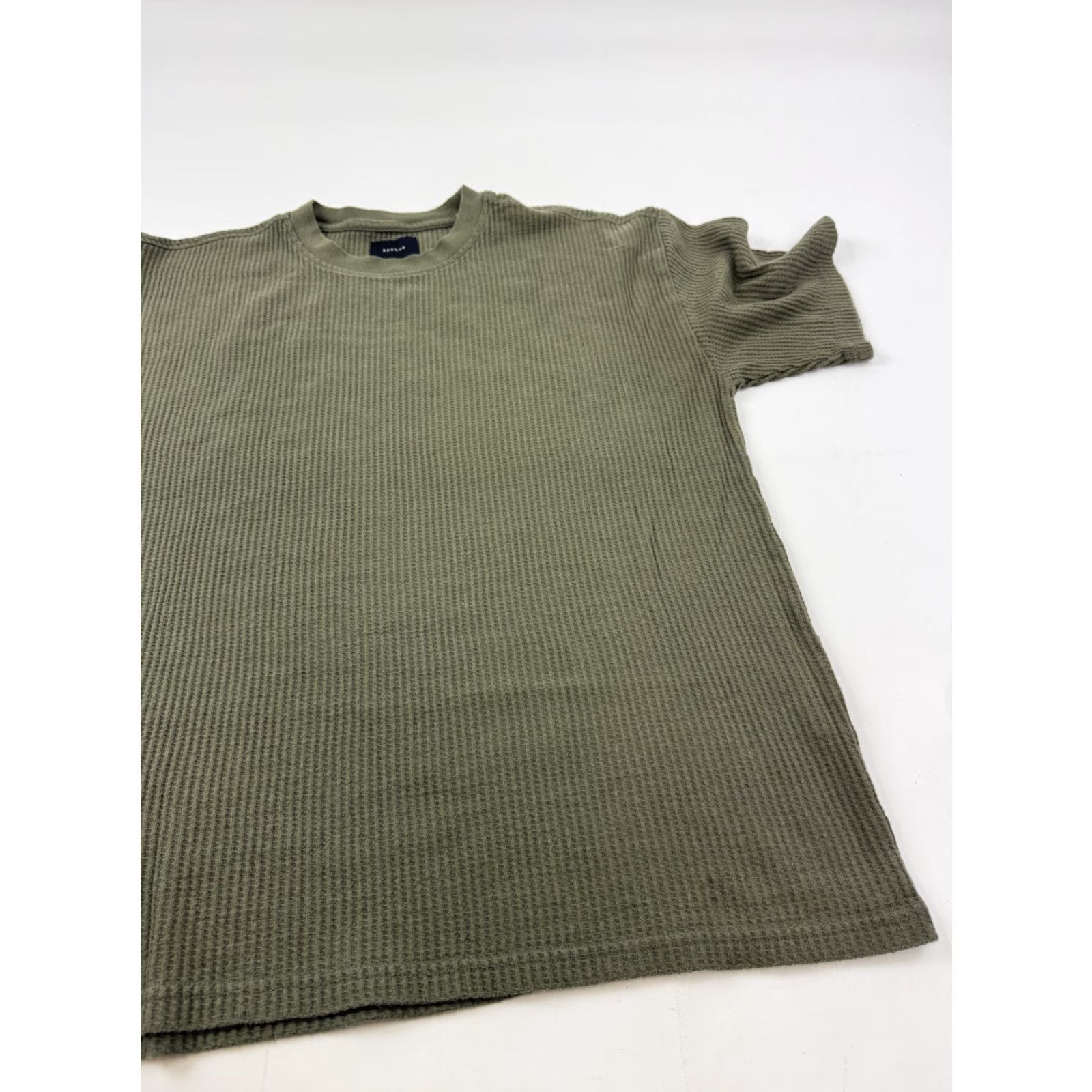Pacsun PacSun Mens Large Green Waffle Knit Thermal Crewneck Short Sleeve Tee Shirt Size US L / EU 52-54 / 3 - 3 Thumbnail