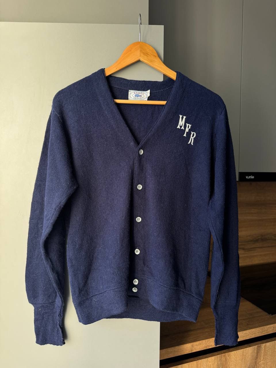 Lacoste Vintage IZOD Lacoste Cardigan Sweater 80s Size US S / EU 44-46 / 1 - 1 Thumbnail
