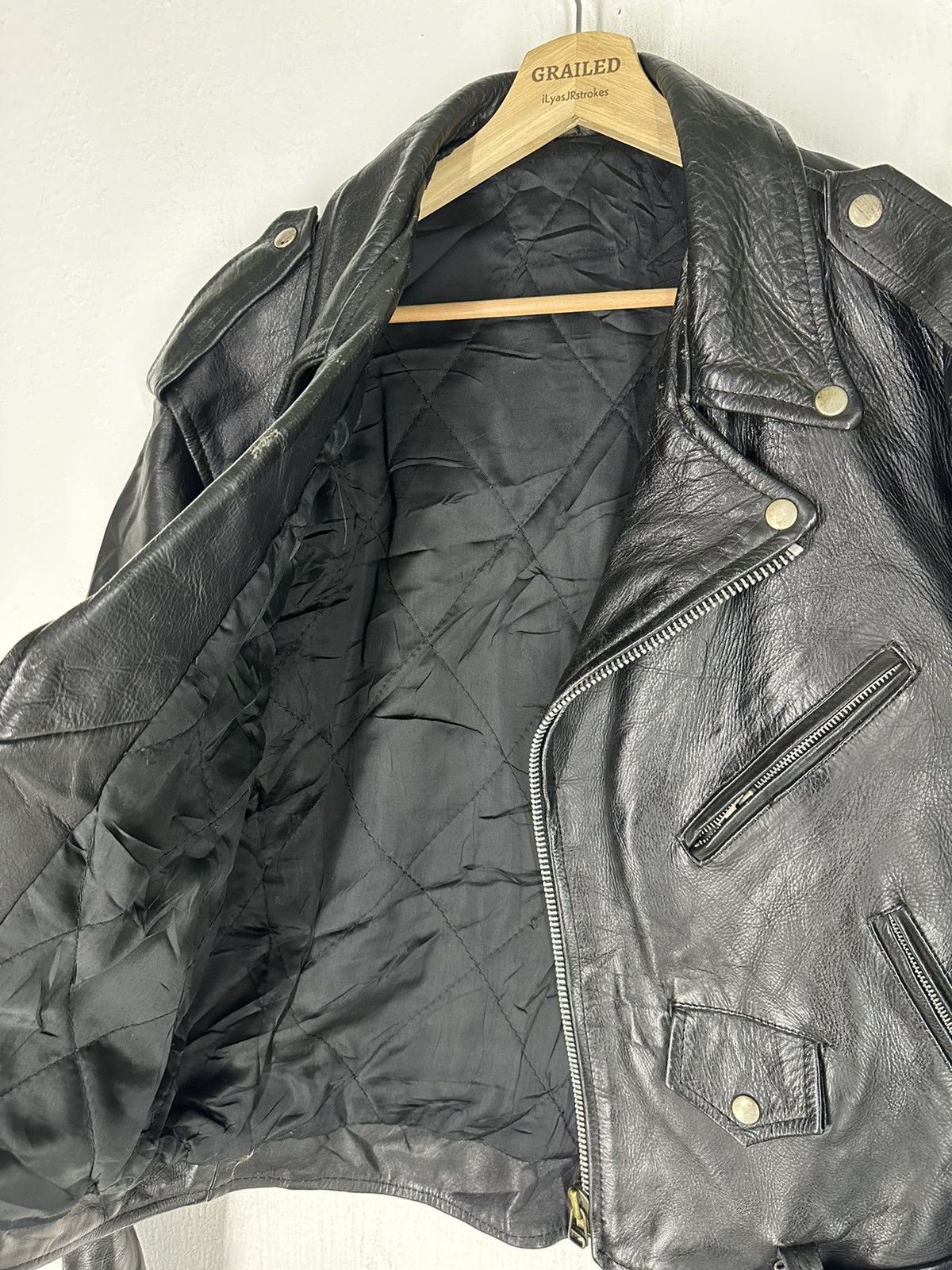 Harley Davidson 80’s Vtg Leather Jacket Harley Davidson Double Riders Jacket Size US M / EU 48-50 / 2 - 16 Thumbnail