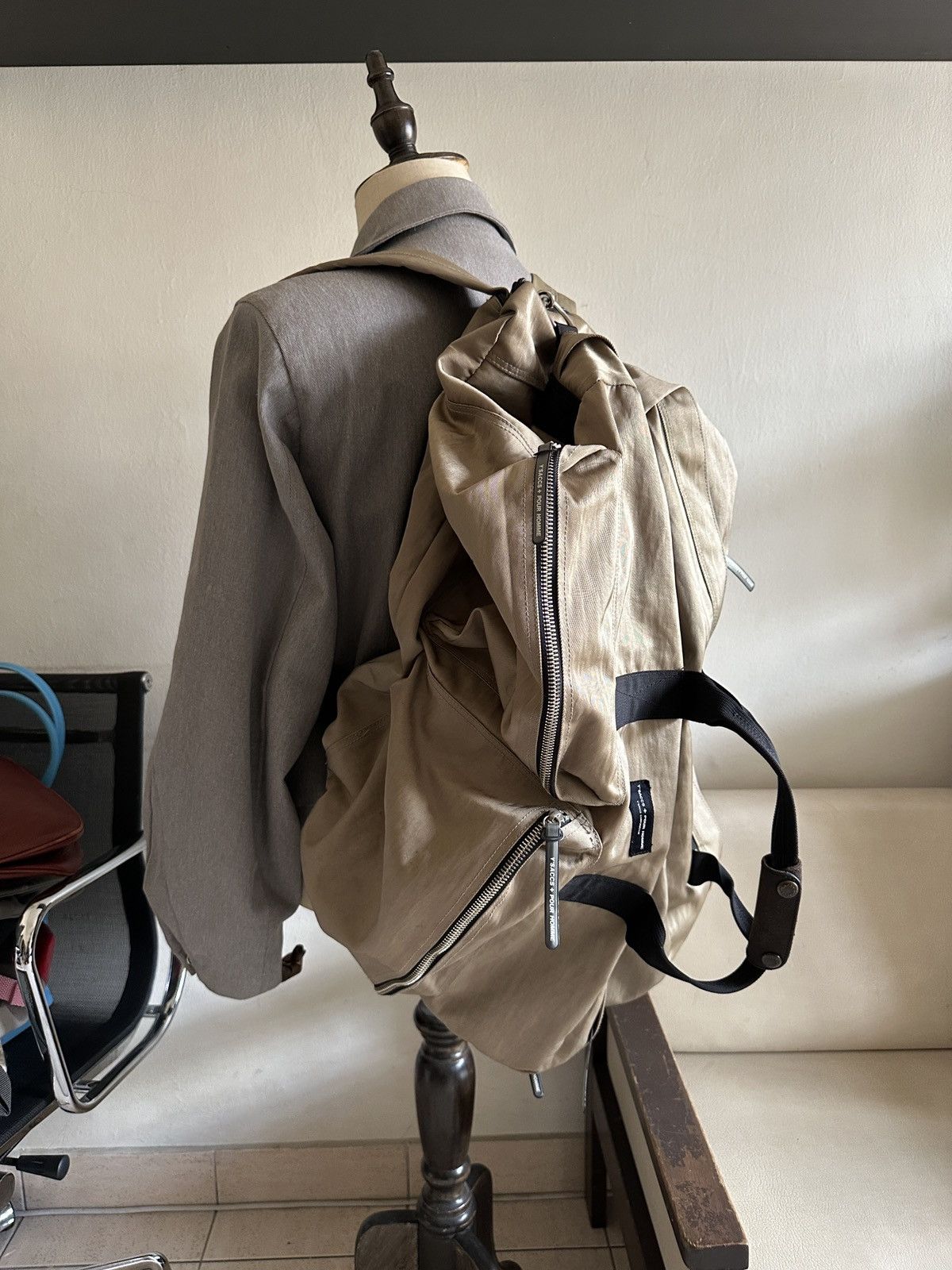 Yohji Yamamoto 1990s YSACCS POUR HOMME YOHJI YAMAMOTO Nylon Duffle Bag Size ONE SIZE - 24 Thumbnail
