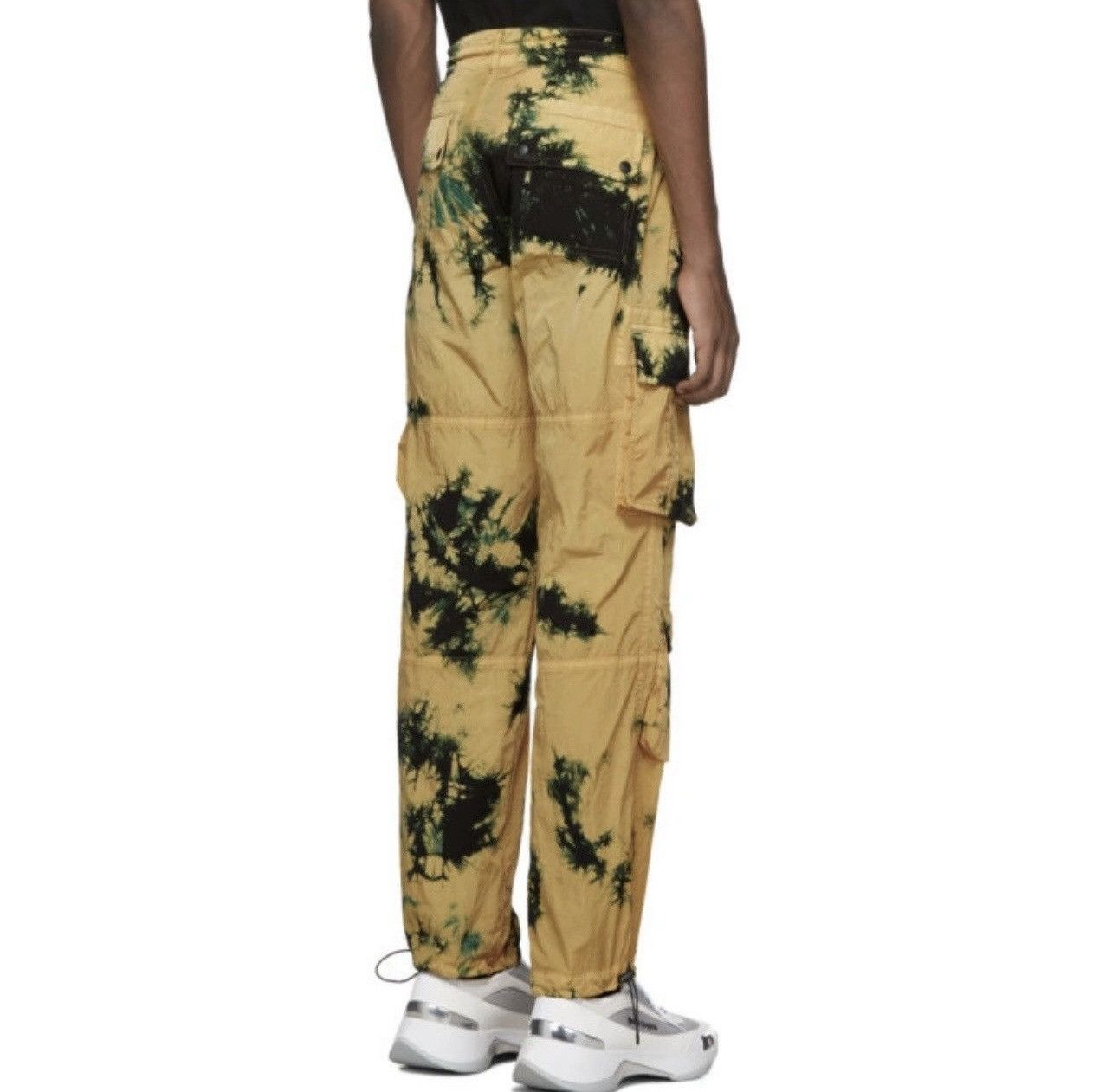 Palm Angels Palm Angles yellow tie die cargo pants Size US 34 / EU 50 - 2 Thumbnail