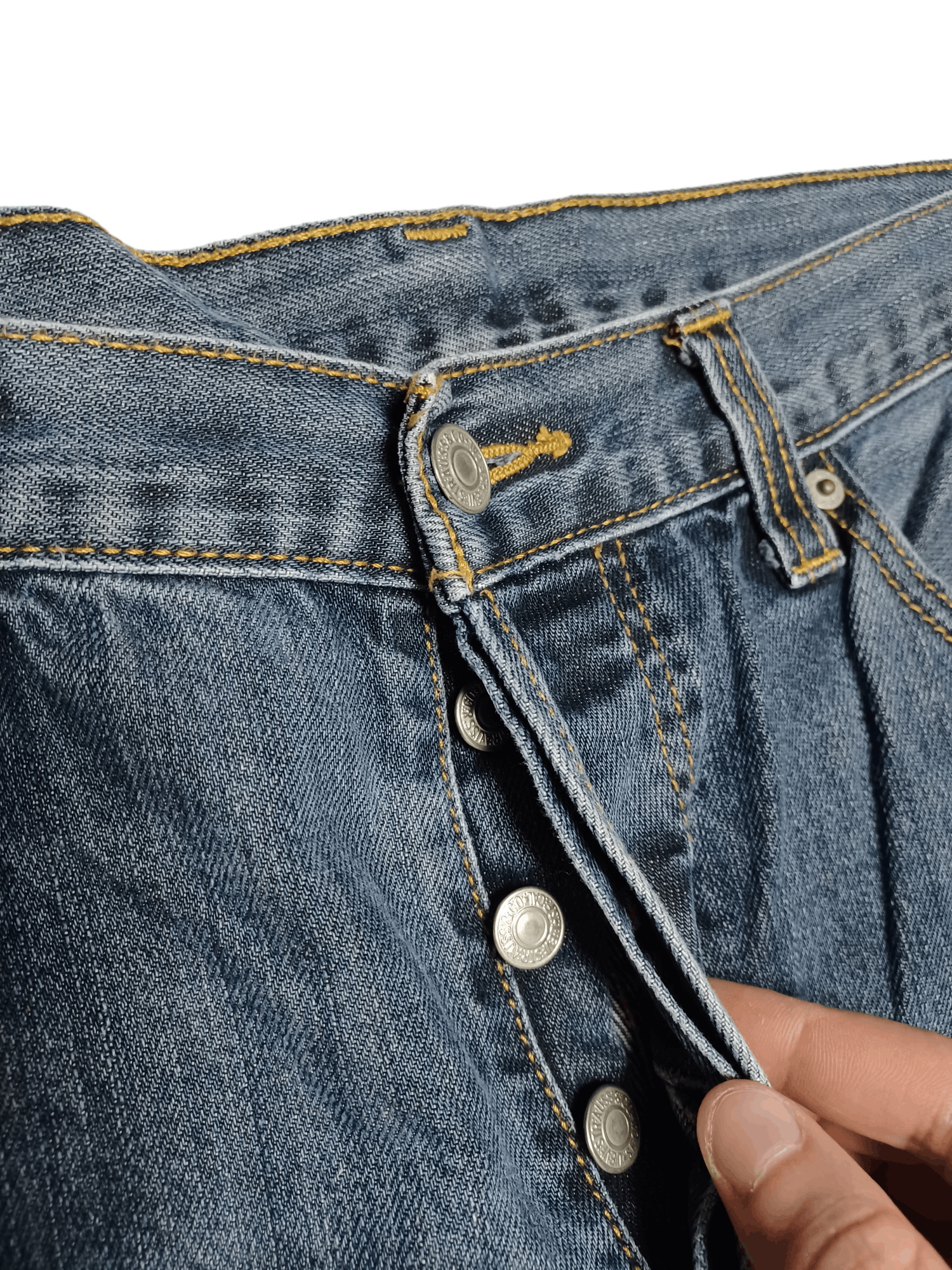 Levi's LEVIS 501 W36 L32 JEANS DENIM STRAIGHT CLASSIC Size US 36 / EU 52 - 3 Thumbnail