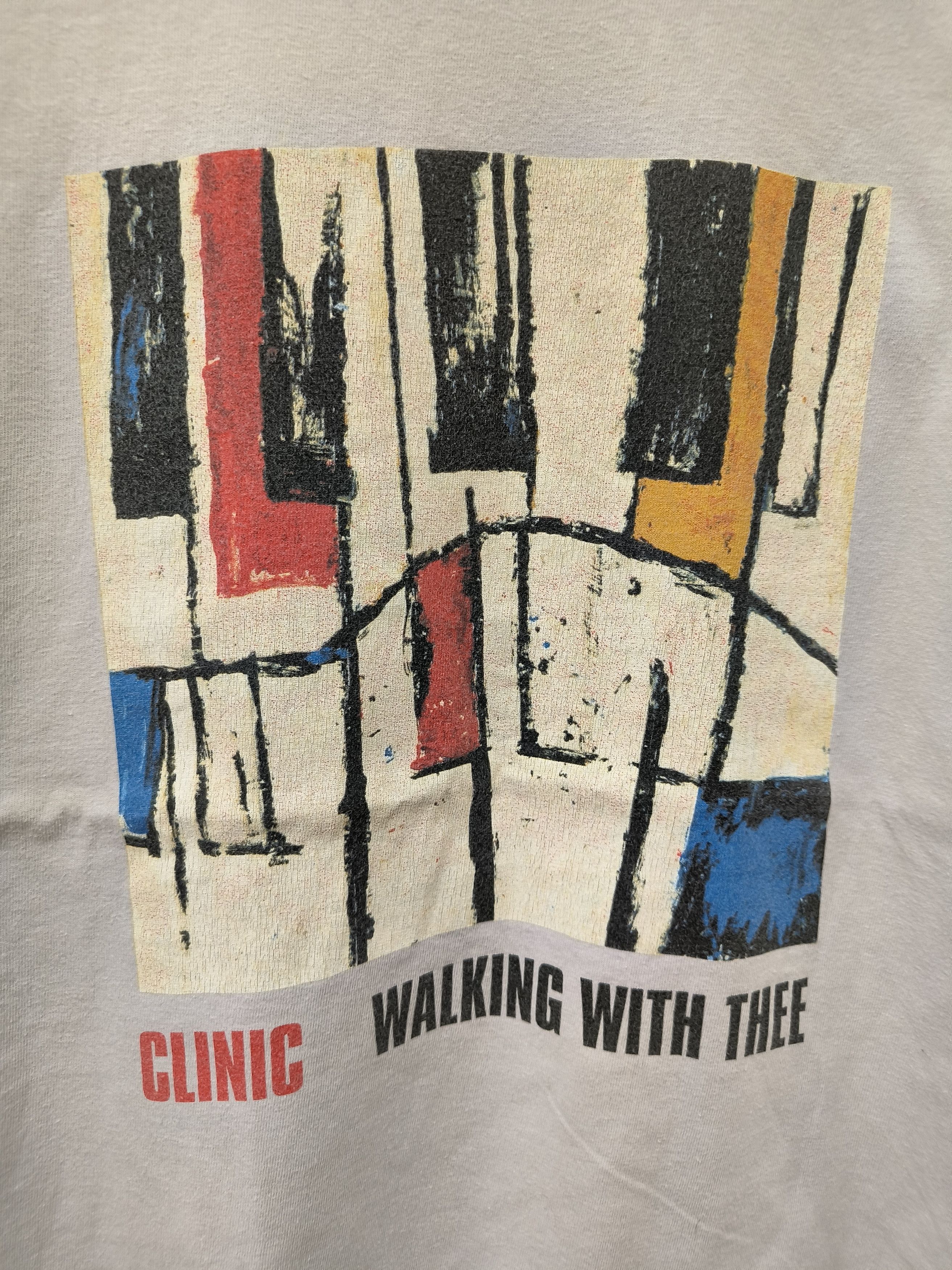 Band Tees Vintage Clinic "Walking with thee" shirt Size US XL / EU 56 / 4 - 6 Thumbnail