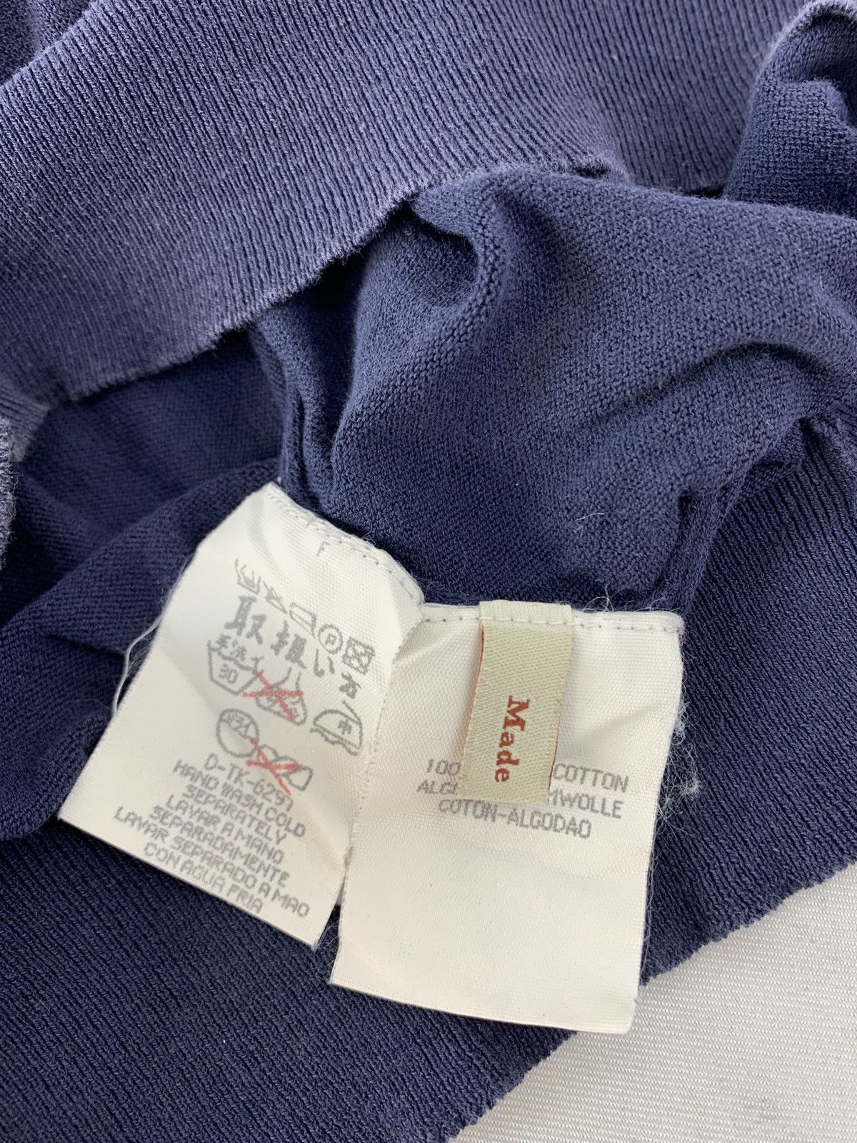 Ermenegildo Zegna Ermenegildo Zegna Plain Minimalist Polo Tee T shirt Size US L / EU 52-54 / 3 - 6 Thumbnail