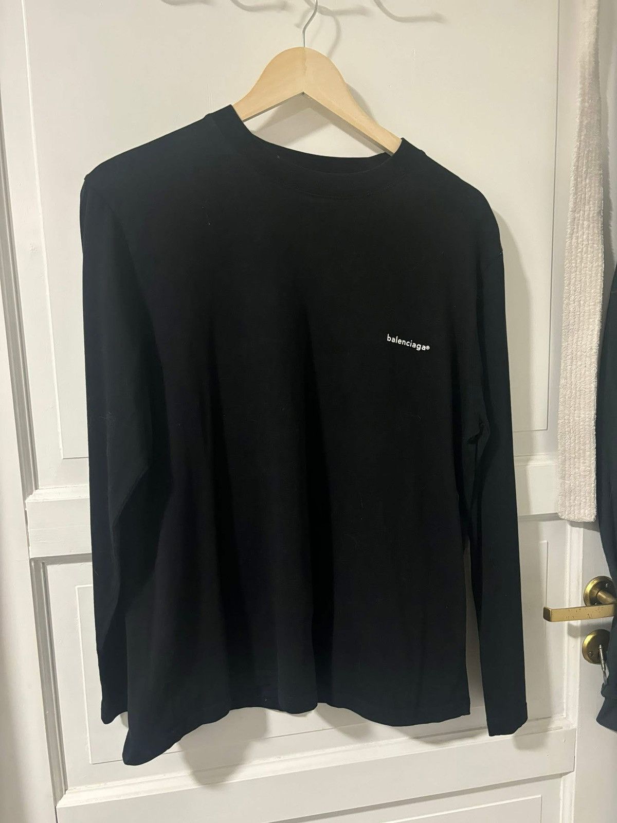 Balenciaga Logo ls Size US M / EU 48-50 / 2 - 2 Thumbnail