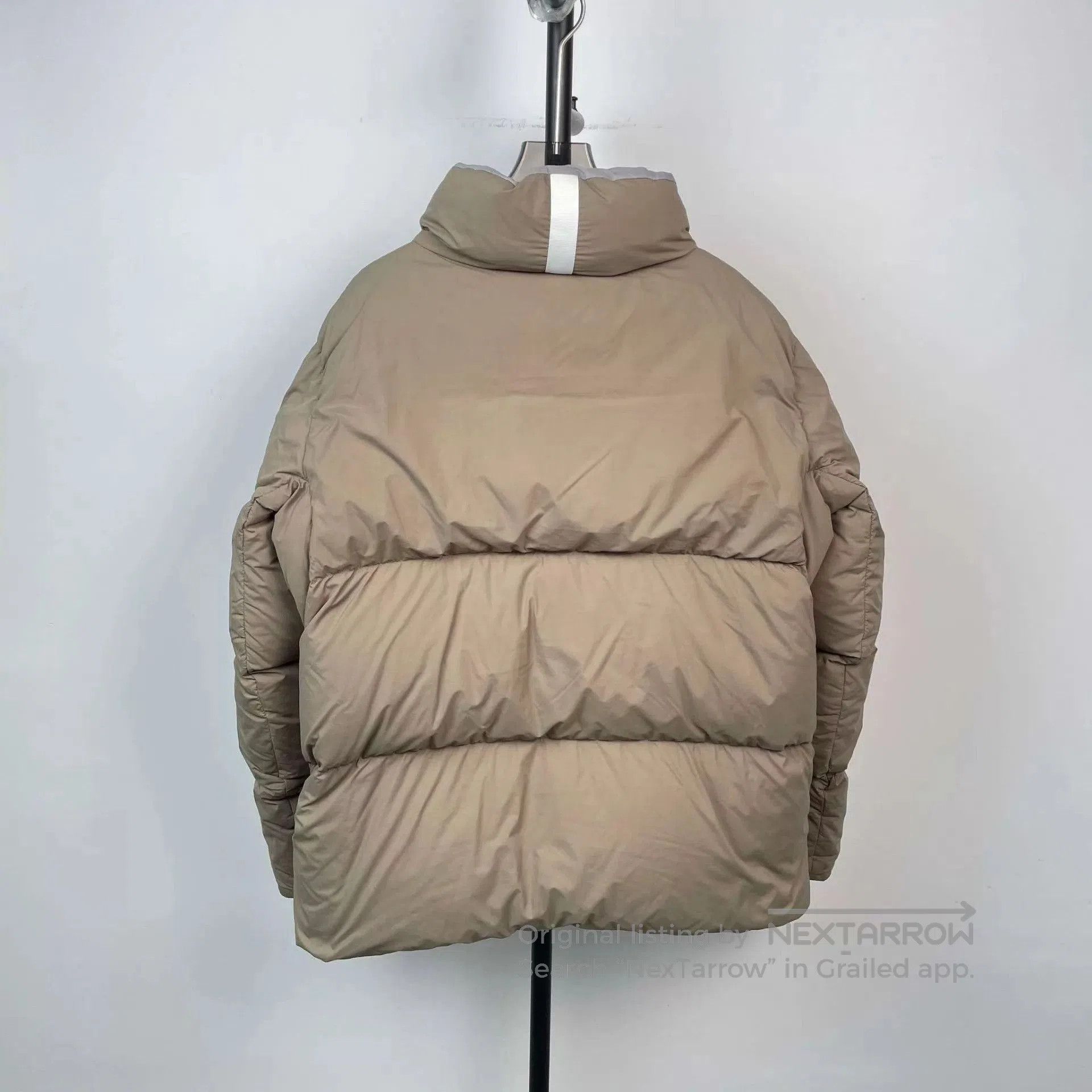 Canada Goose Beige Puffer Jacket with High Collar. Size US L / EU 52-54 / 3 - 2 Thumbnail