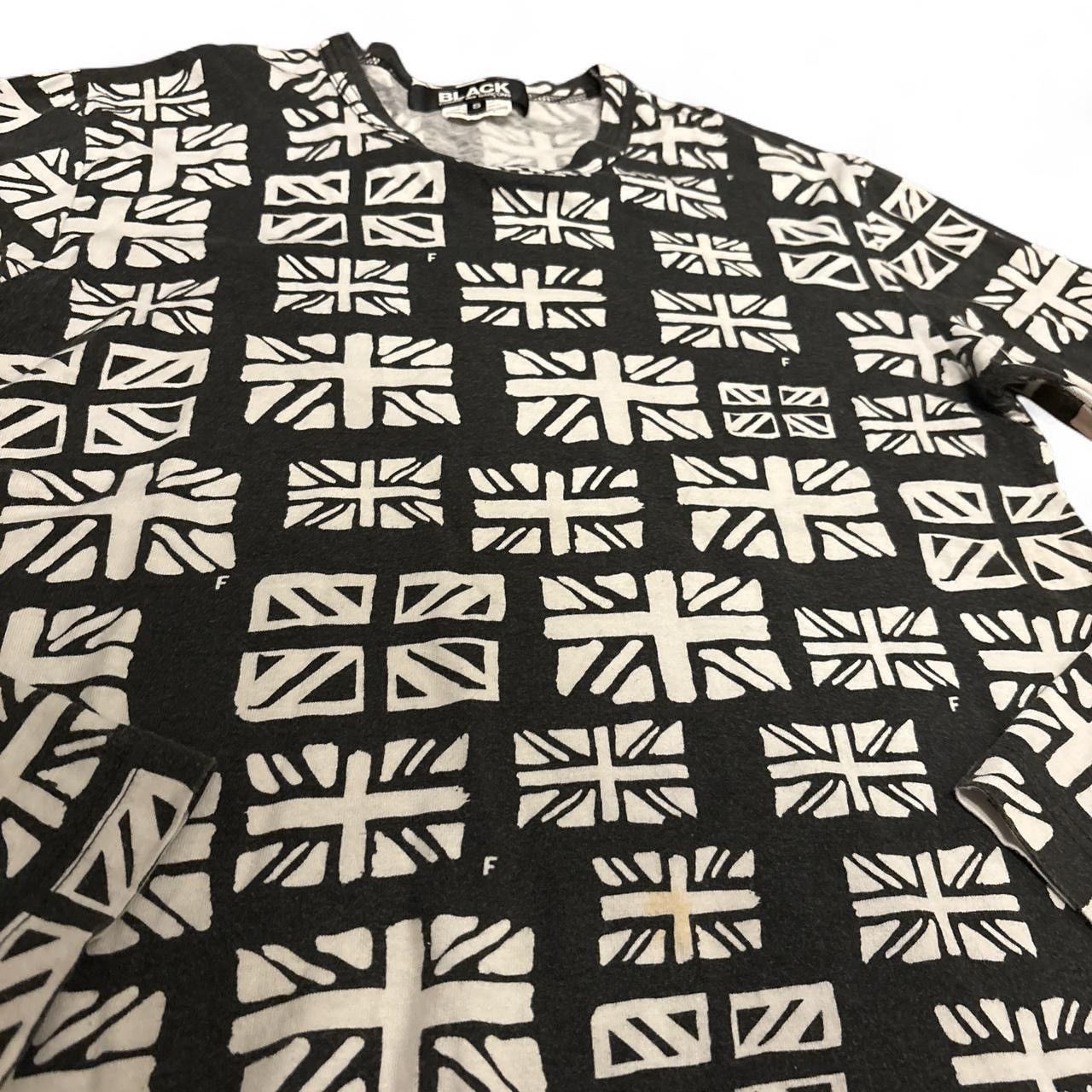 Comme des Garcons BLACK Comme des Garçons Long Sleeve Tee (Union Jack Print) Size S / US 4 / IT 40 - 3 Thumbnail