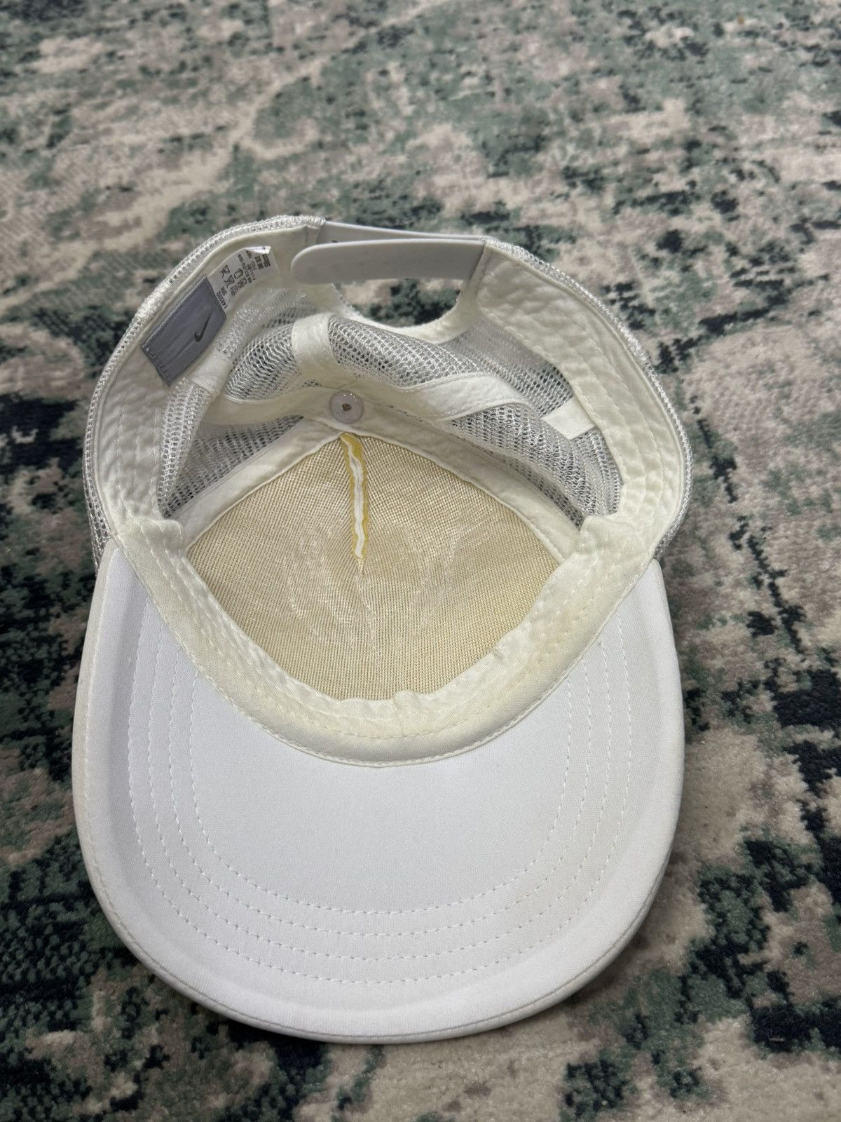 Nike × Vintage VINTAGE NIKE RUN FOR YOUR LIFE TRUCKER SNAP BUTTON CAP Size ONE SIZE - 6 Thumbnail