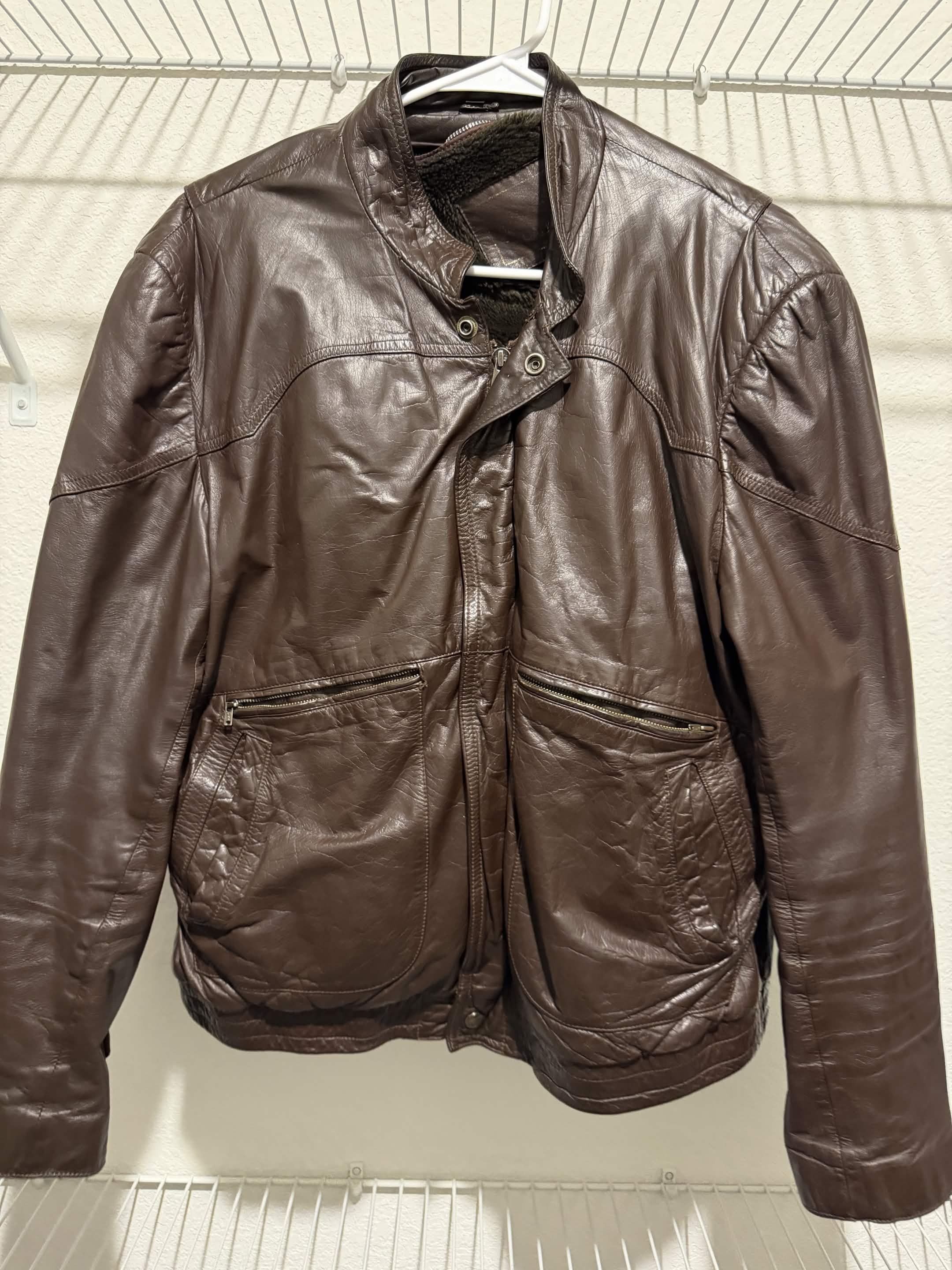 Vintage vintage leather jacket Size US M / EU 48-50 / 2 - 1 Thumbnail