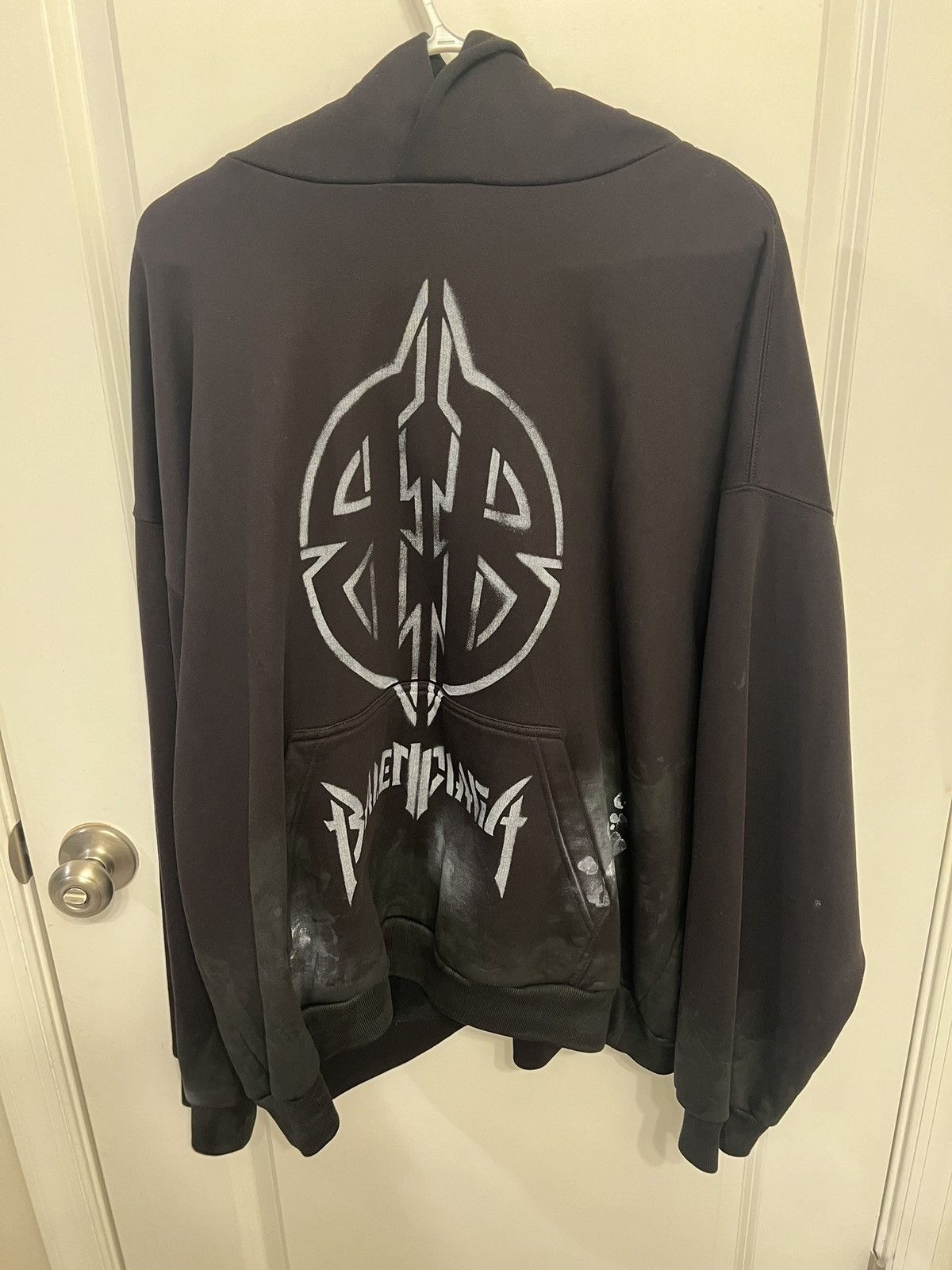 Balenciaga Balenciaga Metal Hoodie Size US XXL / EU 58 / 5 - 1 Thumbnail