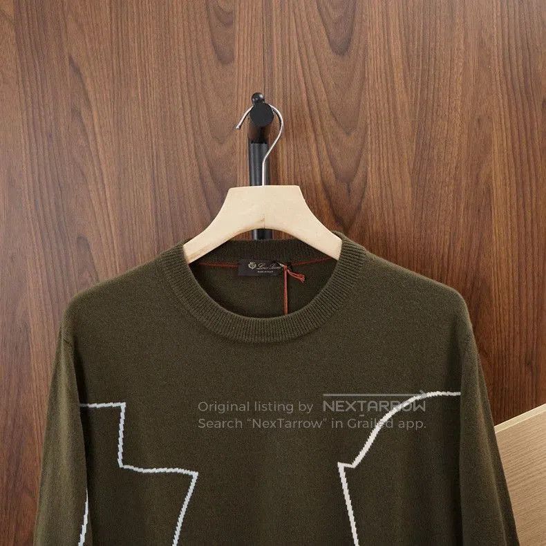 Loro Piana Loro Piana Round Neck Cashmere Sweater. Size US L / EU 52-54 / 3 - 3 Thumbnail