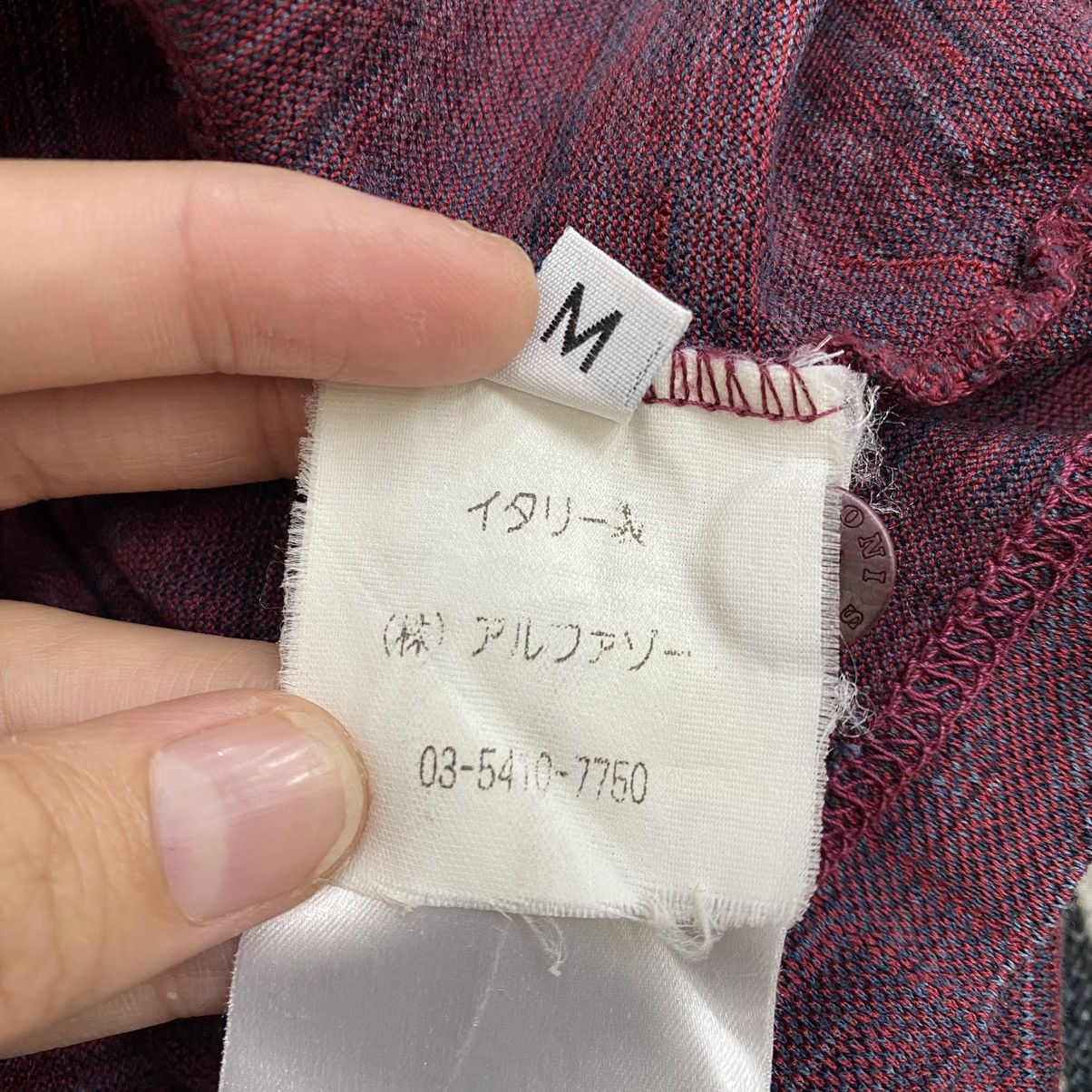 Missoni Vintage MISSONI SPORT Italy Button Up Collar Maroon Size US M / EU 48-50 / 2 - 5 Thumbnail