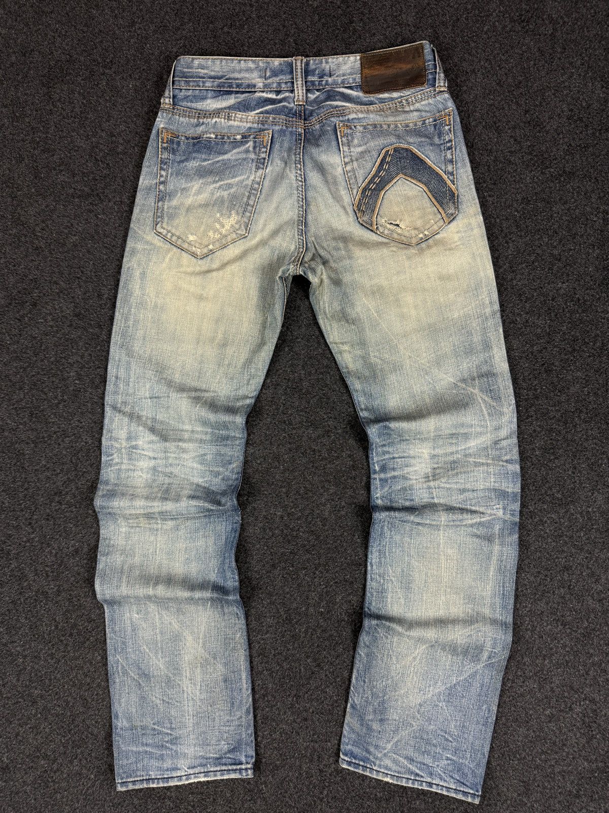 Other Rare Design Distressed Denim Buckaroo Jeans Size US 32 / EU 48 - 9 Thumbnail