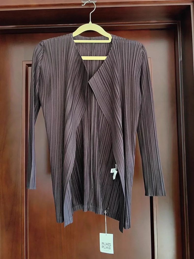 Issey Miyake Issey Miyake size:3 Coffee-colored pleated cotton soft car Size S / US 4 / IT 40 - 7 Thumbnail