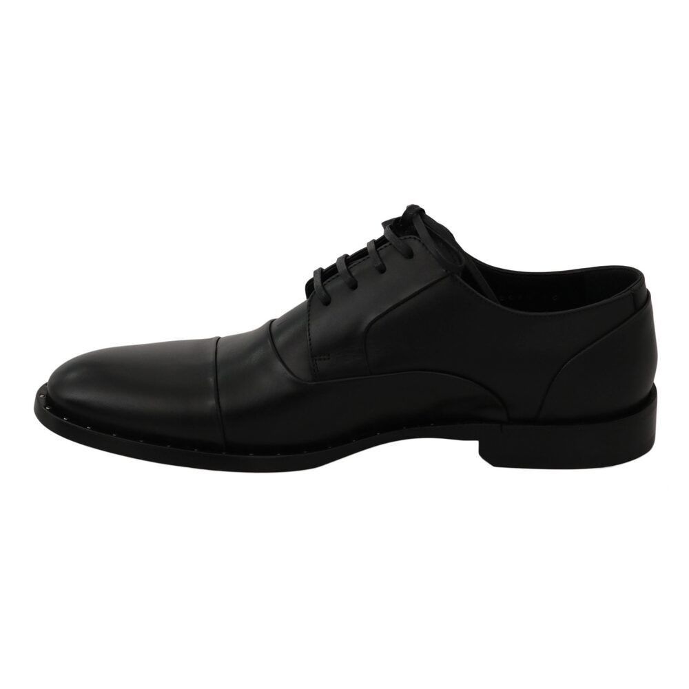 Dolce & Gabbana Dolce & Gabbana Sleek Black Leather Formal Dress Shoes Size US 6 / EU 39 - 5 Thumbnail