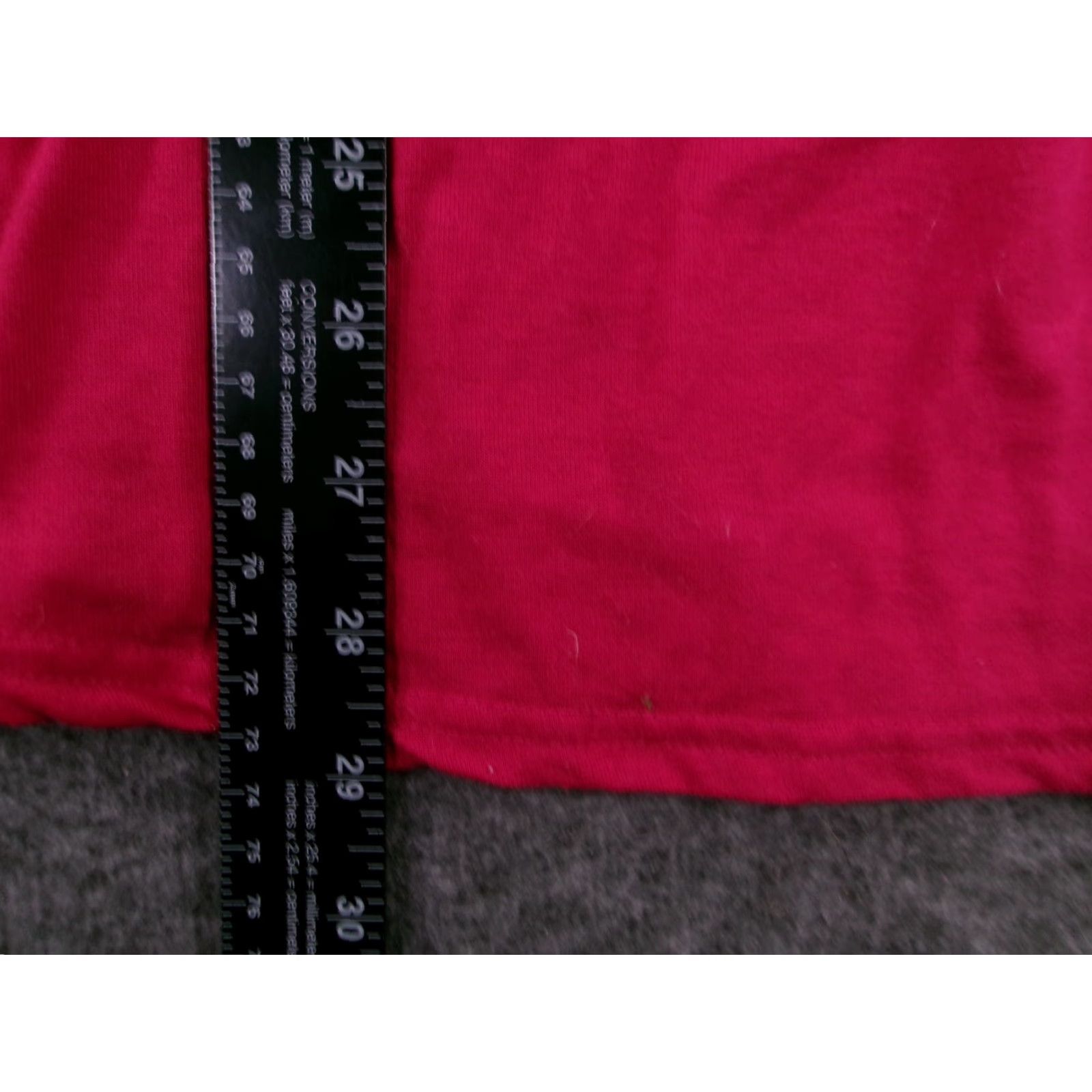 Vintage Top Women 20W Pink Casual Henley Base Layer Everyday Flow y Pleated Cap sleeve T-Shirt Size 3XL / US 20-22 - 5 Thumbnail