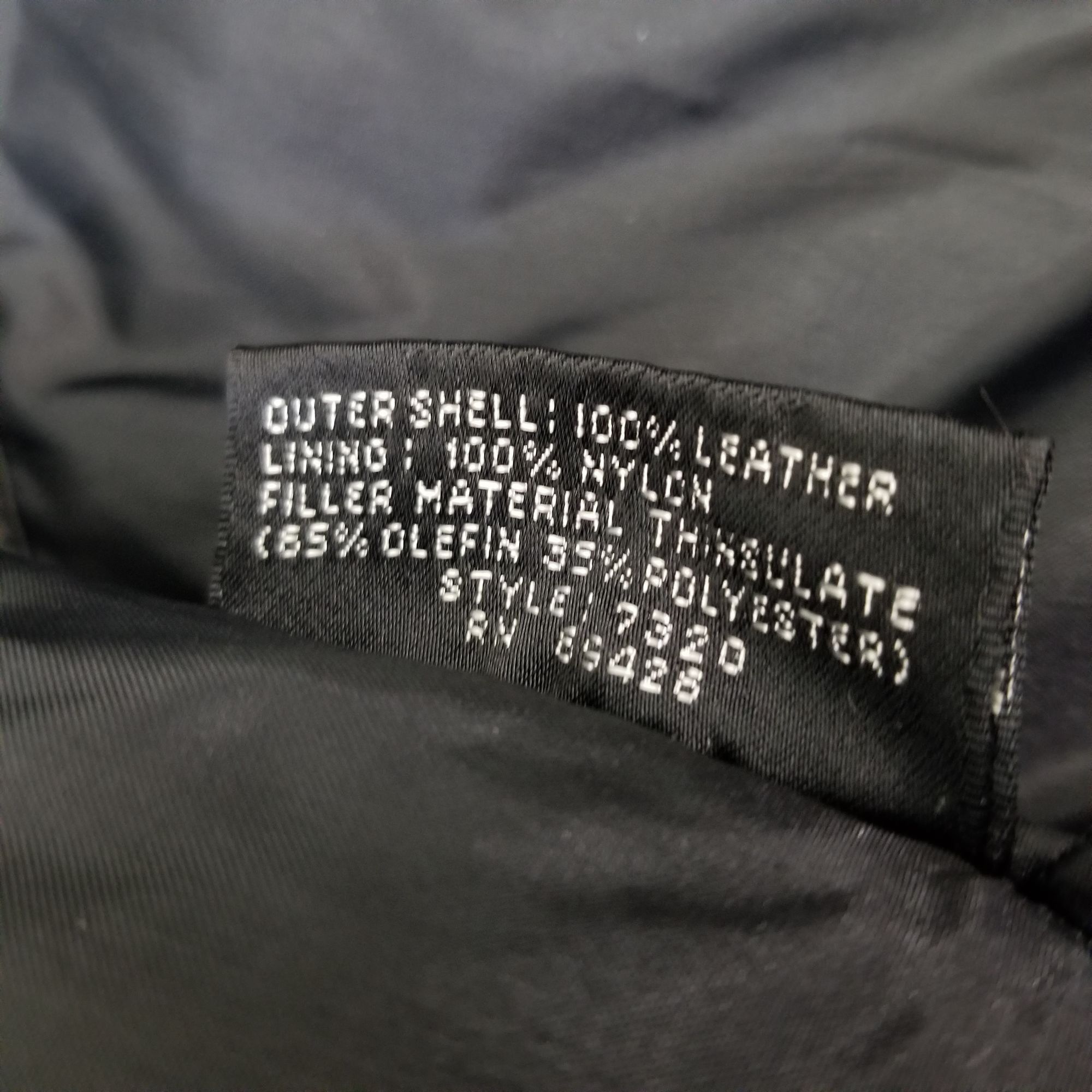 Wilsons Leather Wilsons M Black Leather Coat Jacket Zip Out Liner Pockets Vi Size M / US 6-8 / IT 42-44 - 7 Thumbnail