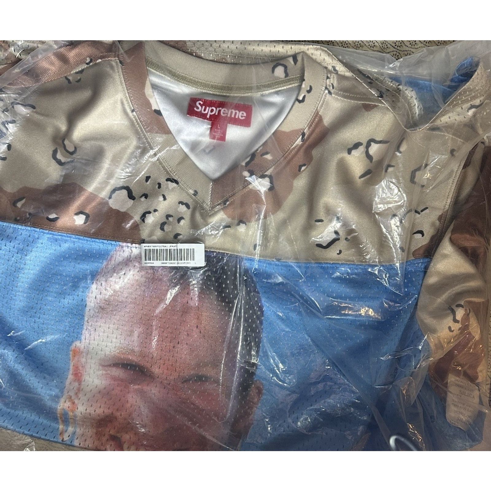 Supreme Supreme / Aphex Twin Windowlicker Football Jersey z& shirt Size US L / EU 52-54 / 3 - 6 Thumbnail