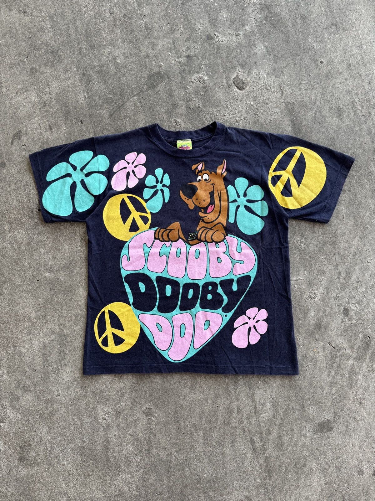 Cartoon Network Vintage 90’s Scooby Dooby Doo AOP Over Print Tshirt Size US M / EU 48-50 / 2 - 1 Thumbnail
