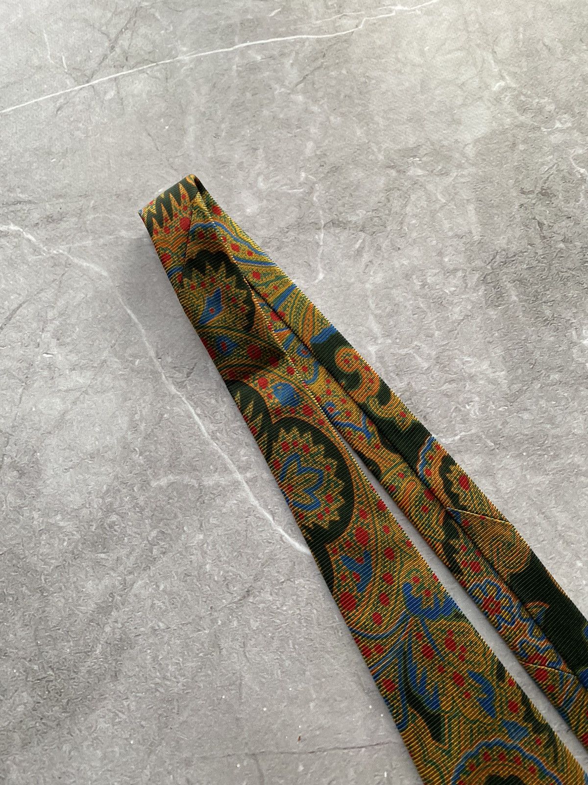 Etro Rare Etro Milano 100% Silk Tie Made in Italy Size ONE SIZE - 4 Thumbnail