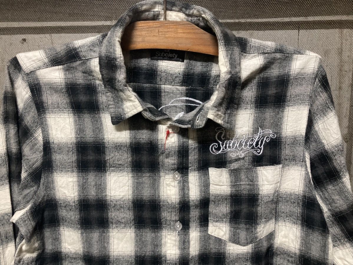 Japanese Brand Subciety Shirt Bottom Up Size US S / EU 44-46 / 1 - 3 Thumbnail