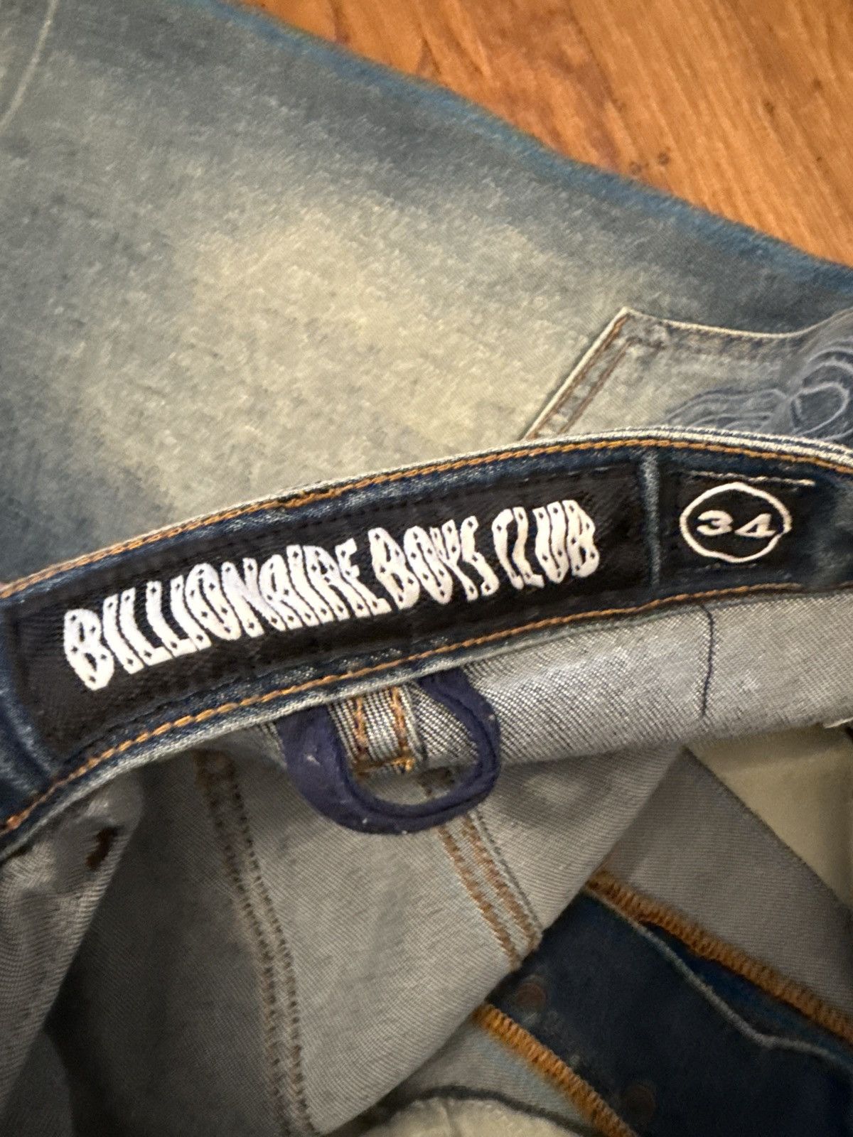 Billionaire Boys Club Billionaire Boys Club Distressed Flannel Jeans Size US 34 / EU 50 - 3 Thumbnail
