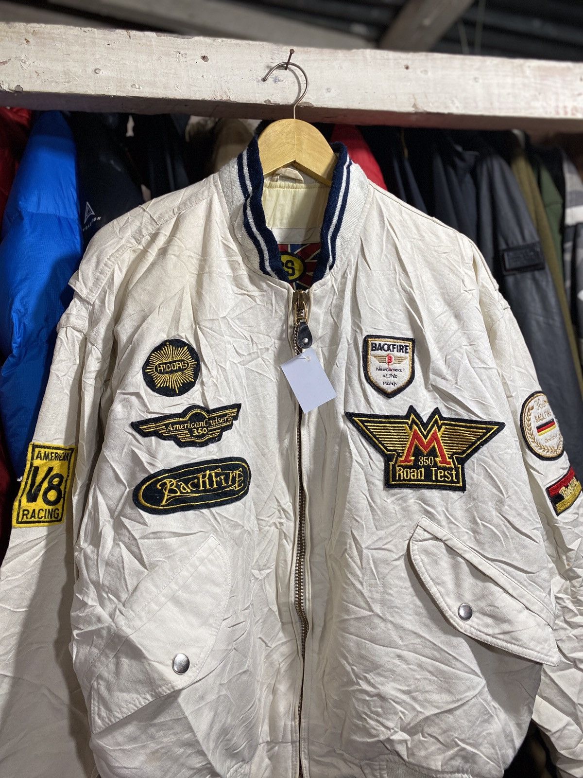 Vintage Vintage backfireteam American racing Jacket Size US L / EU 52-54 / 3 - 1 Thumbnail
