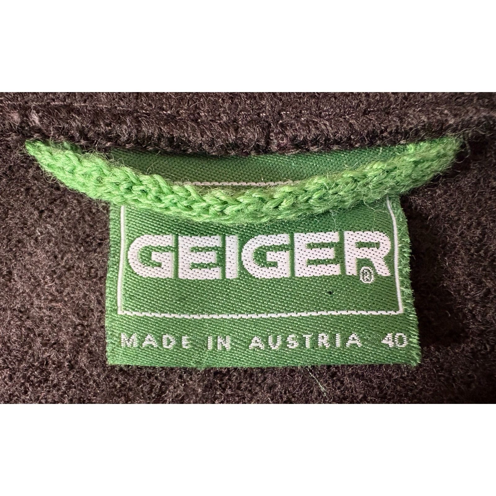 Other Geiger 100% boiled Wool Double Breasted coat sz 40 color Bro Size XL / US 12-14 / IT 48-50 - 2 Thumbnail
