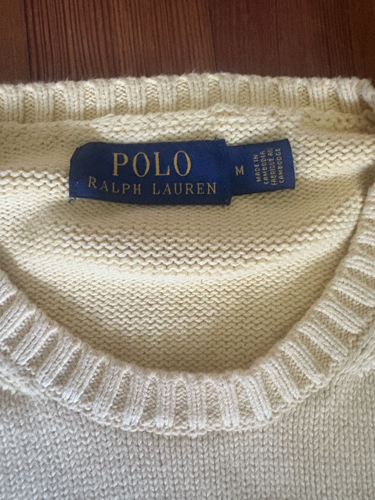 Ralph Lauren Yellow Ralph Lauren cable knit sweater Size US M / EU 48-50 / 2 - 3 Thumbnail