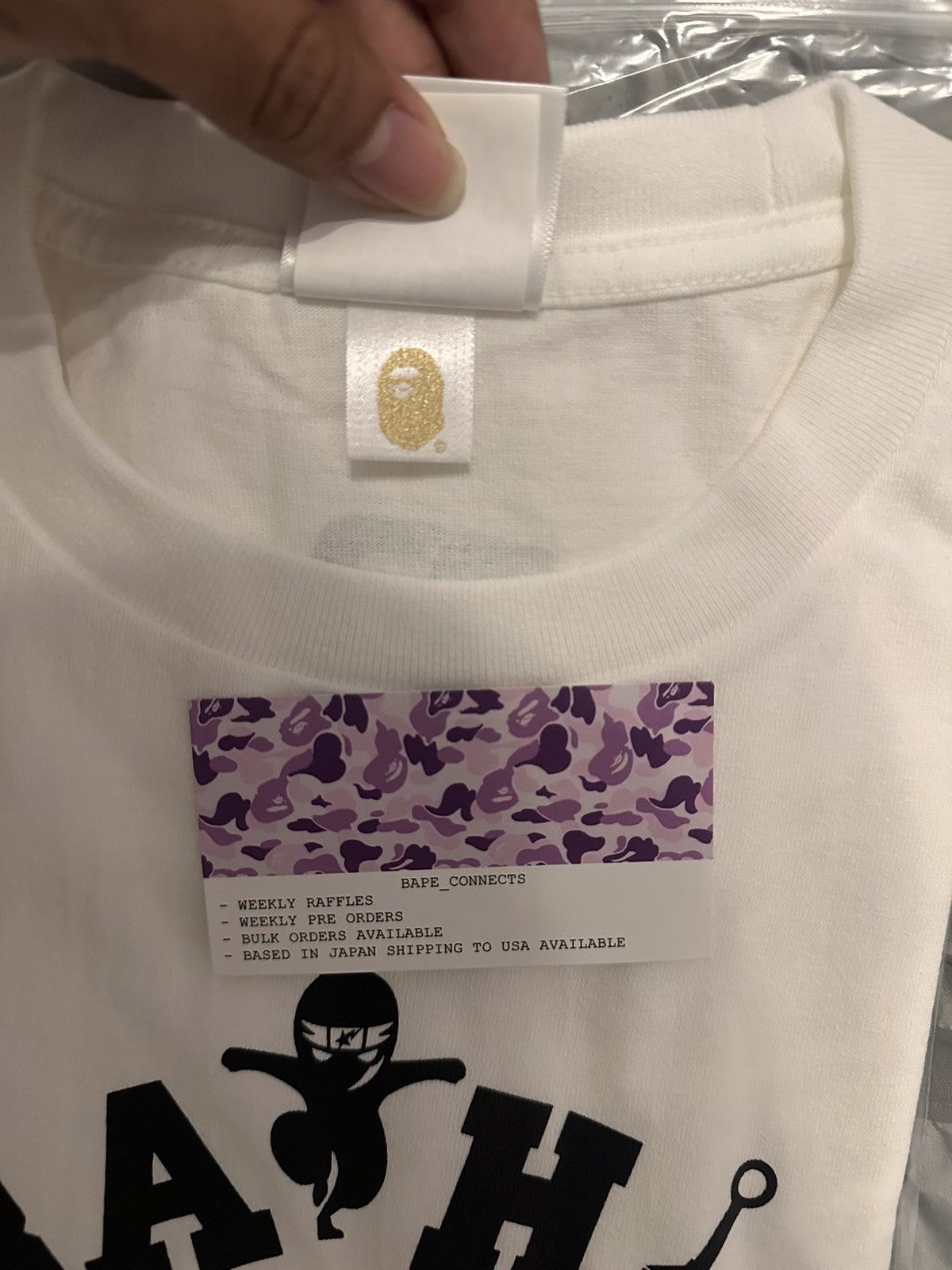 Bape Bape Ninja Tee Size US XL / EU 56 / 4 - 2 Thumbnail