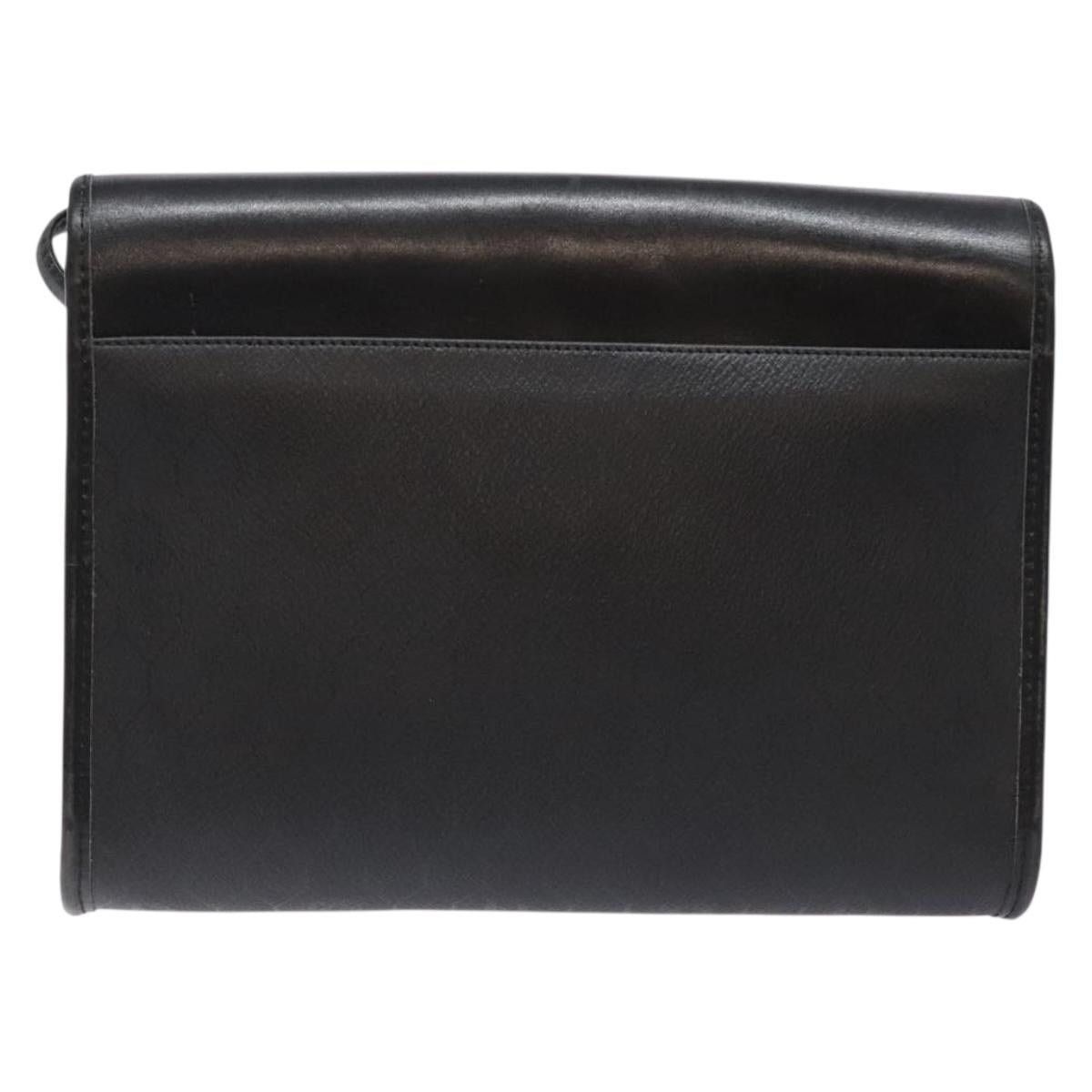 Dior DIOR Honeycomb Canvas Shoulder Bag Pvc Black Gold Size ONE SIZE - 3 Thumbnail