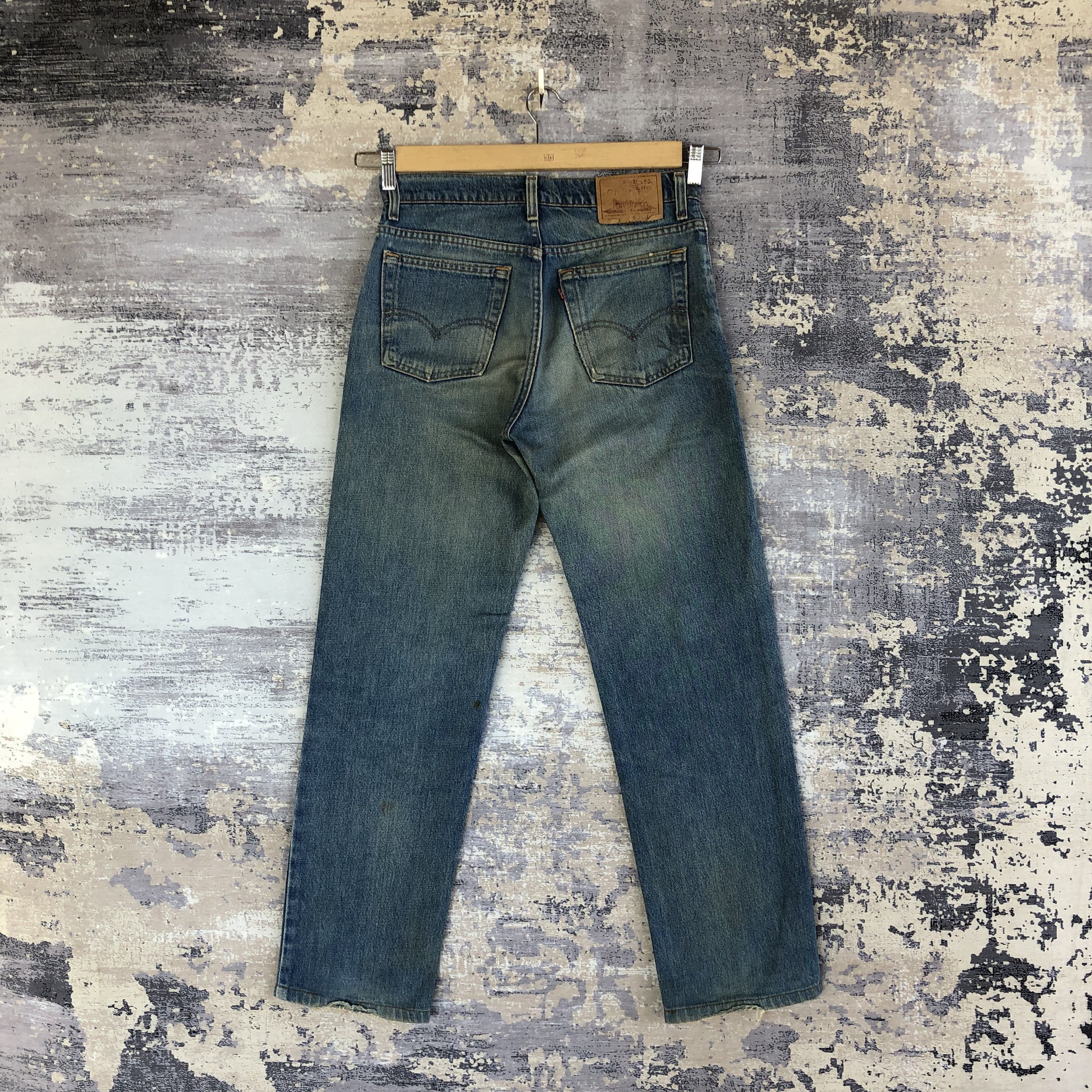 Levi's Vintage 90's Levis Stone Wash Jeans Levi's Faded Mud Denim Size US 30 / EU 46 - 2 Thumbnail