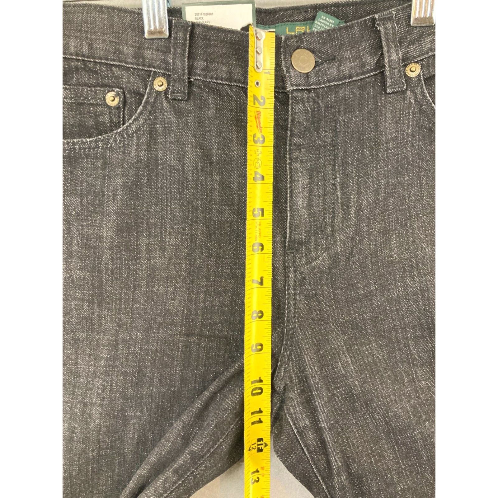 Ralph Lauren Lauren Ralph Lauren Jeans Womens 6 Black NWT Classic Straight Stretch Size 28" / US 6 / IT 42 - 4 Thumbnail