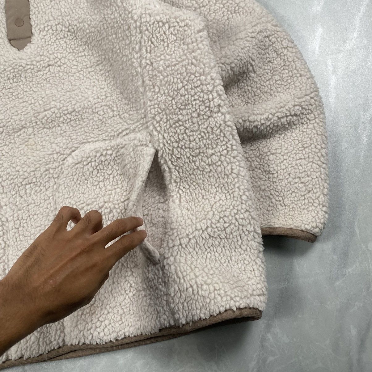 Uniqlo × White Mountaineering Deep Pile Sherpa Fleece Jacket Size US L / EU 52-54 / 3 - 3 Thumbnail