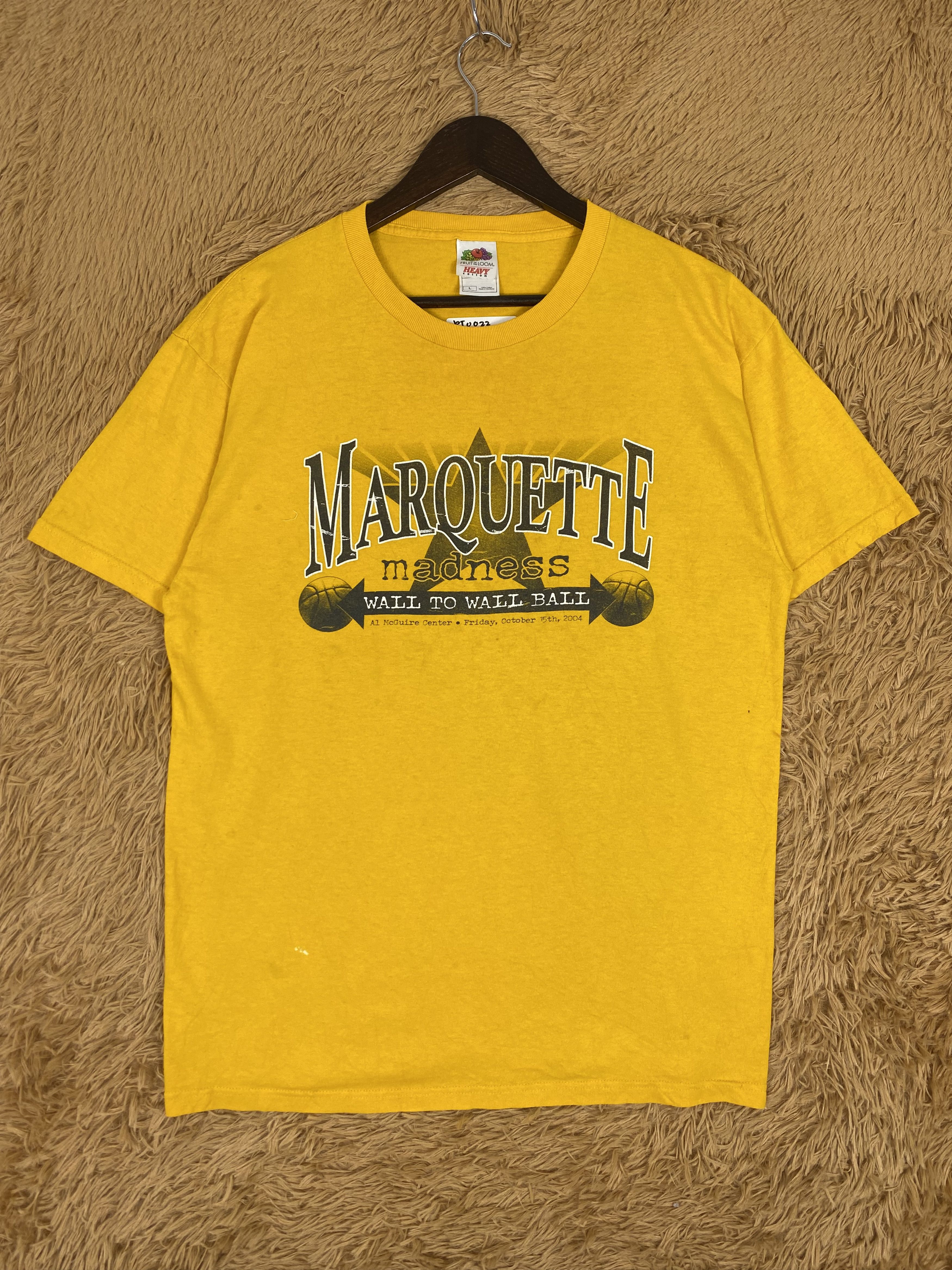 Fruit Of The Loom × NBA × Vintage Vintage Marquette Madness Basketball T-Shirts PT0022 Size US L / EU 52-54 / 3 - 1 Thumbnail