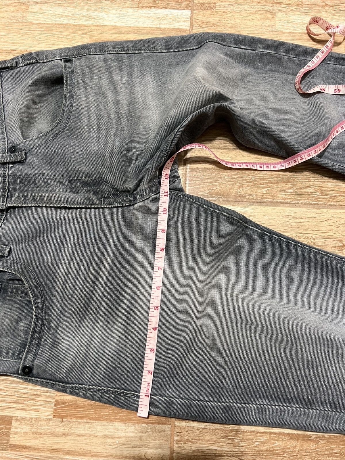 Levi's Levi’s 513 Slim Straight Grey Wash Jeans Size US 34 / EU 50 - 6 Thumbnail