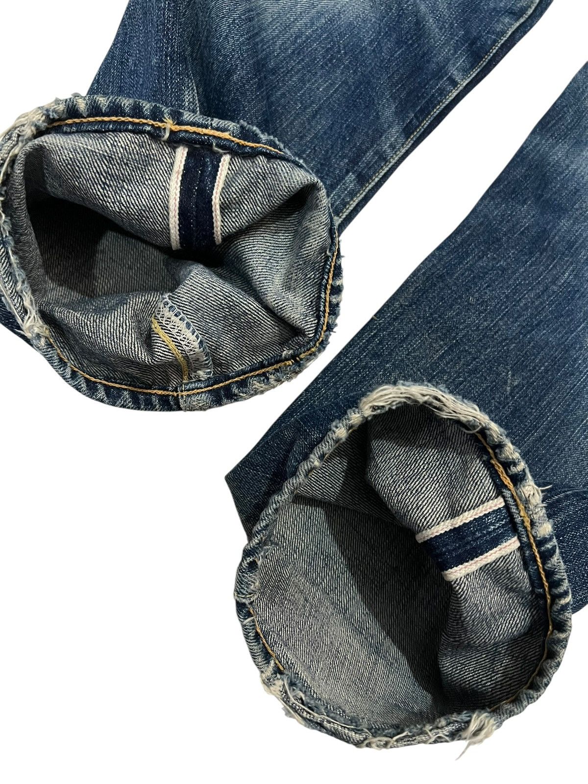Japanese Brand Vintage Japanese Brand Selvedge Distressed Jean Japan Size US 28 / EU 44 - 8 Thumbnail