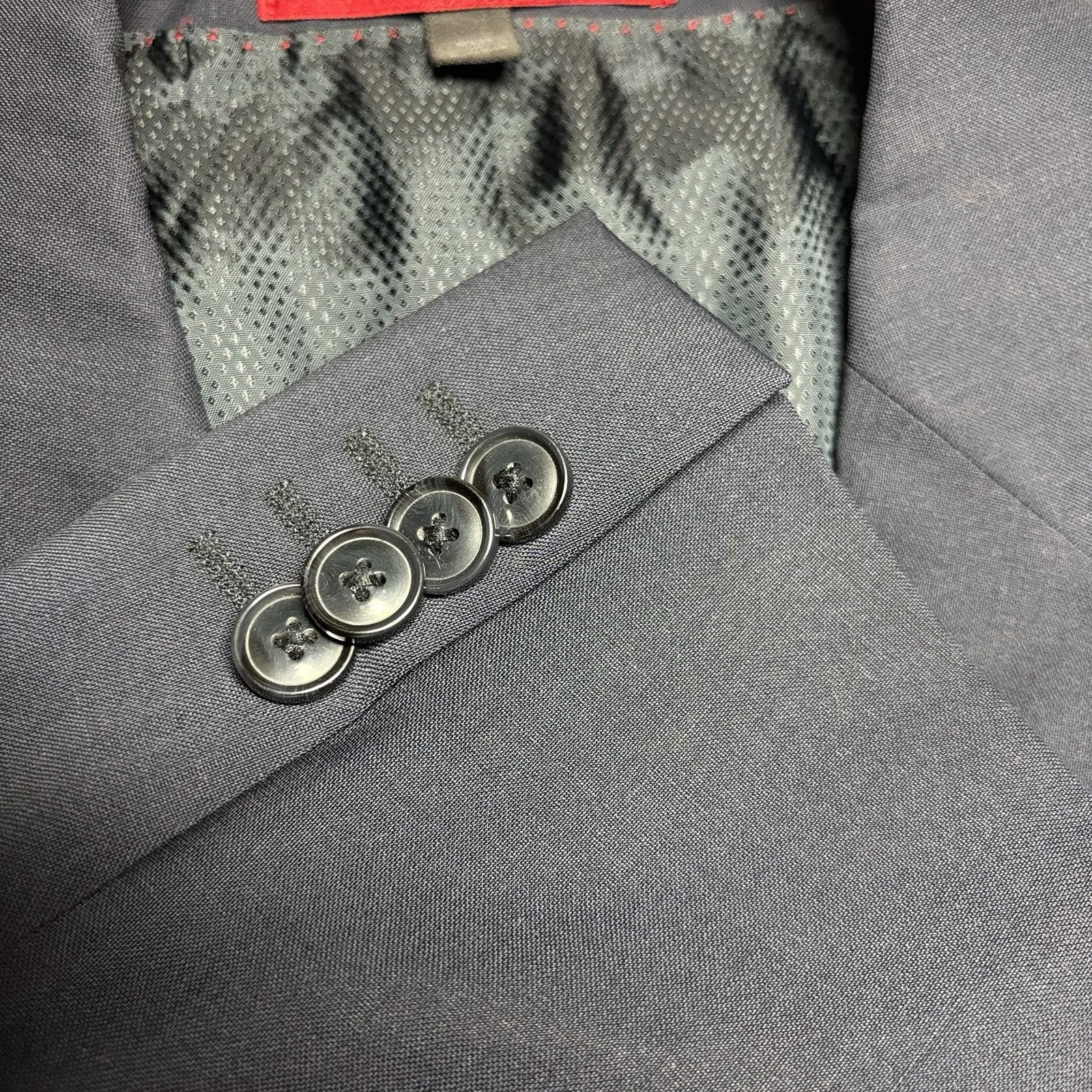 Hugo Boss Hugo Boss Diesselstrasse Slim Fit Suit Jacket Navy sz 38R W3 Size 38R - 9 Thumbnail