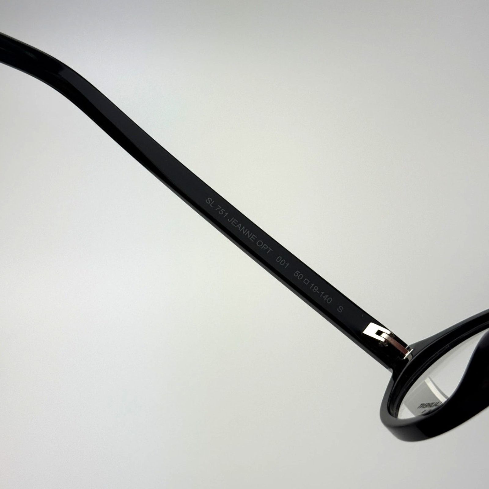 Saint Laurent Paris NEW Saint Laurent SL751 OPT 001 Black/Clear Blue Light Block Size ONE SIZE - 7 Thumbnail