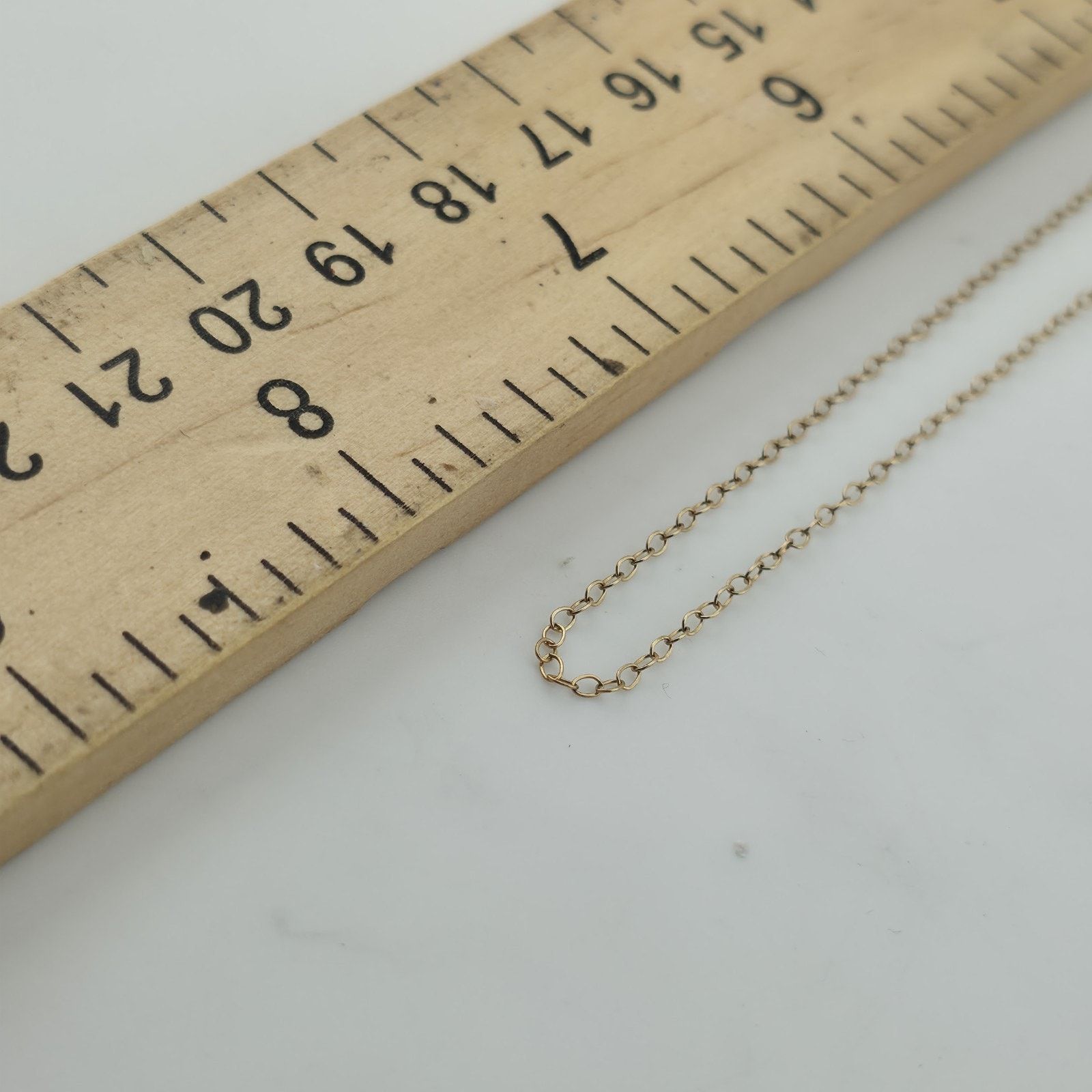 Other 1/20 14K Gold Filled Chain Necklace 16” MSCO Dainty Size ONE SIZE - 9 Thumbnail