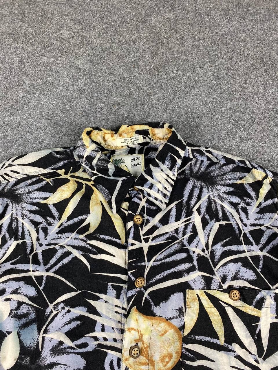 Vintage vintage 100 rayon hawaiian shirt very nice design Size US M / EU 48-50 / 2 - 2 Thumbnail