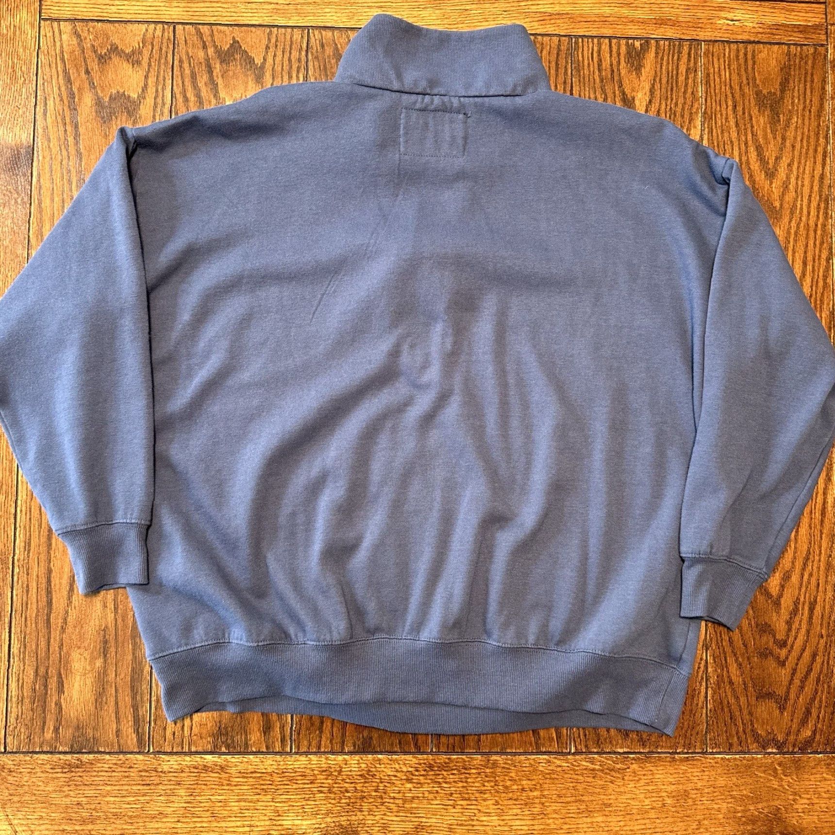 Logo 7 The Goonies Logo Sweatshirt Mens Blue Size M Pullover Knit Heavy Blend 1/4 Zip Mock Neck Logo Bike Club USA Official Size US M / EU 48-50 / 2 - 5 Thumbnail
