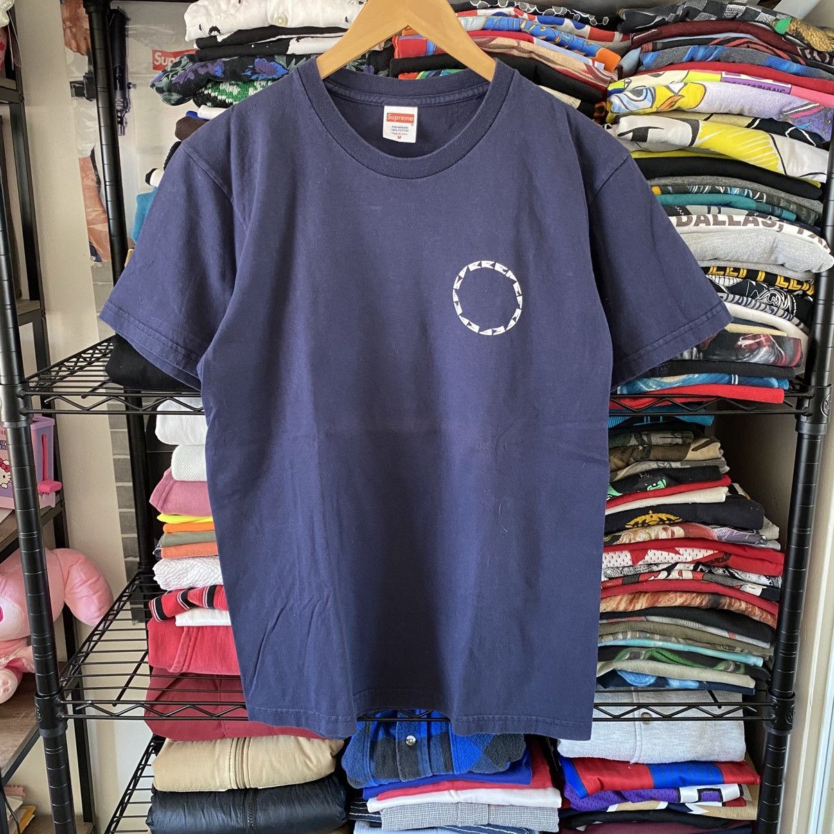 Supreme Supreme Audrey T-Shirt Navy Blue 2013 Grunge Punk Y2K Size US M / EU 48-50 / 2 - 1 Thumbnail