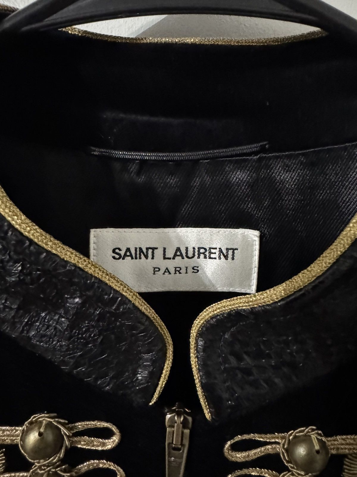 Hedi Slimane Saint Laurent officer jacket FW16 palladium Size US M / EU 48-50 / 2 - 6 Thumbnail