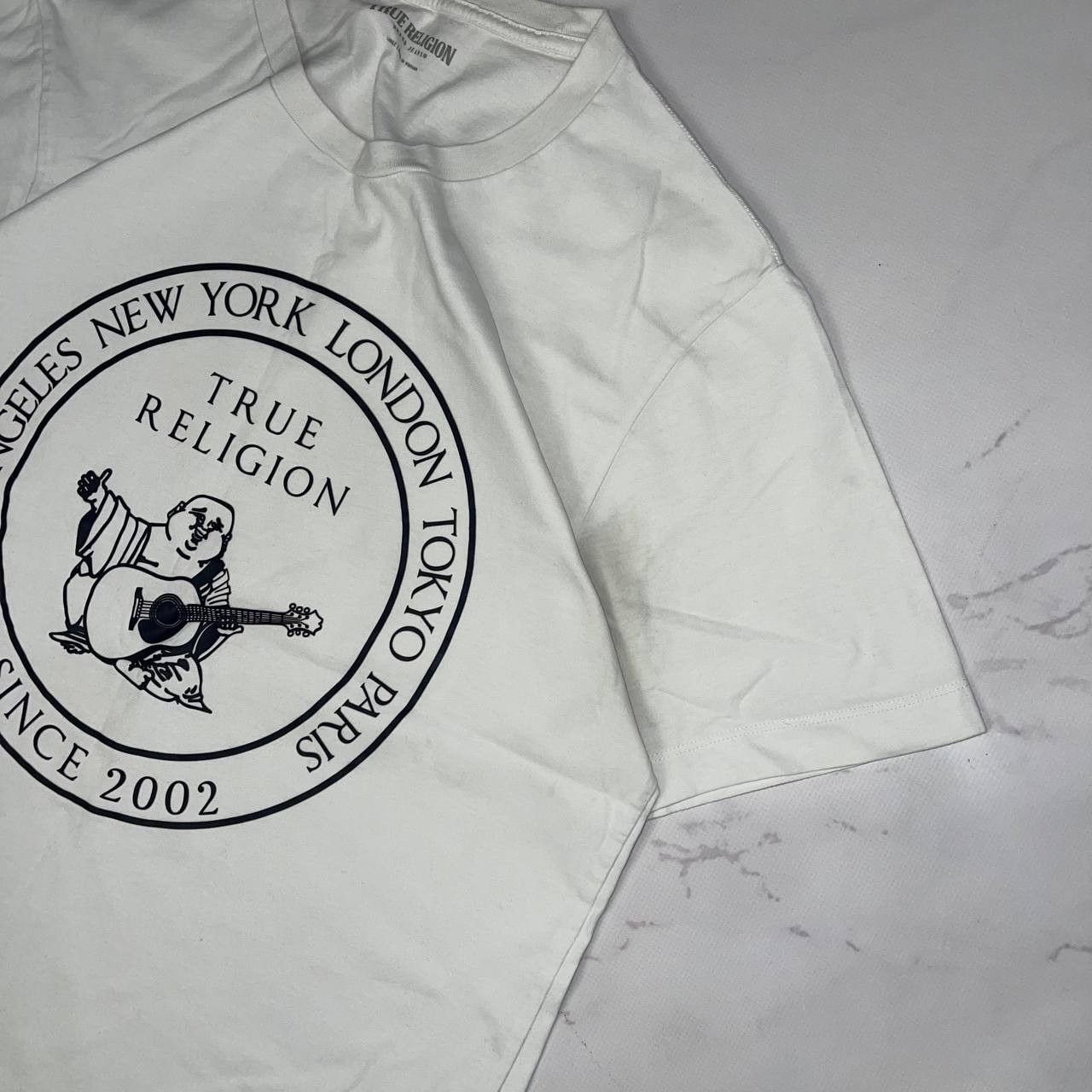 True Religion TRUE RELIGION SS STAMP BUDDHA Y2K TEES Sz L White Size US L / EU 52-54 / 3 - 3 Thumbnail