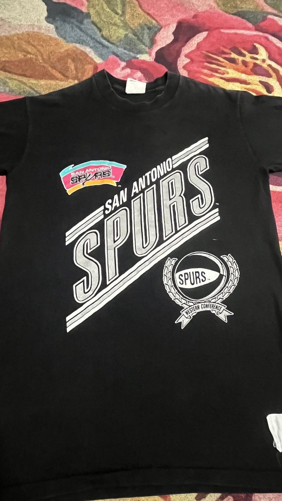 Vintage Vintage San Antonia Spurs Shirt NBA Size US L / EU 52-54 / 3 - 3 Thumbnail