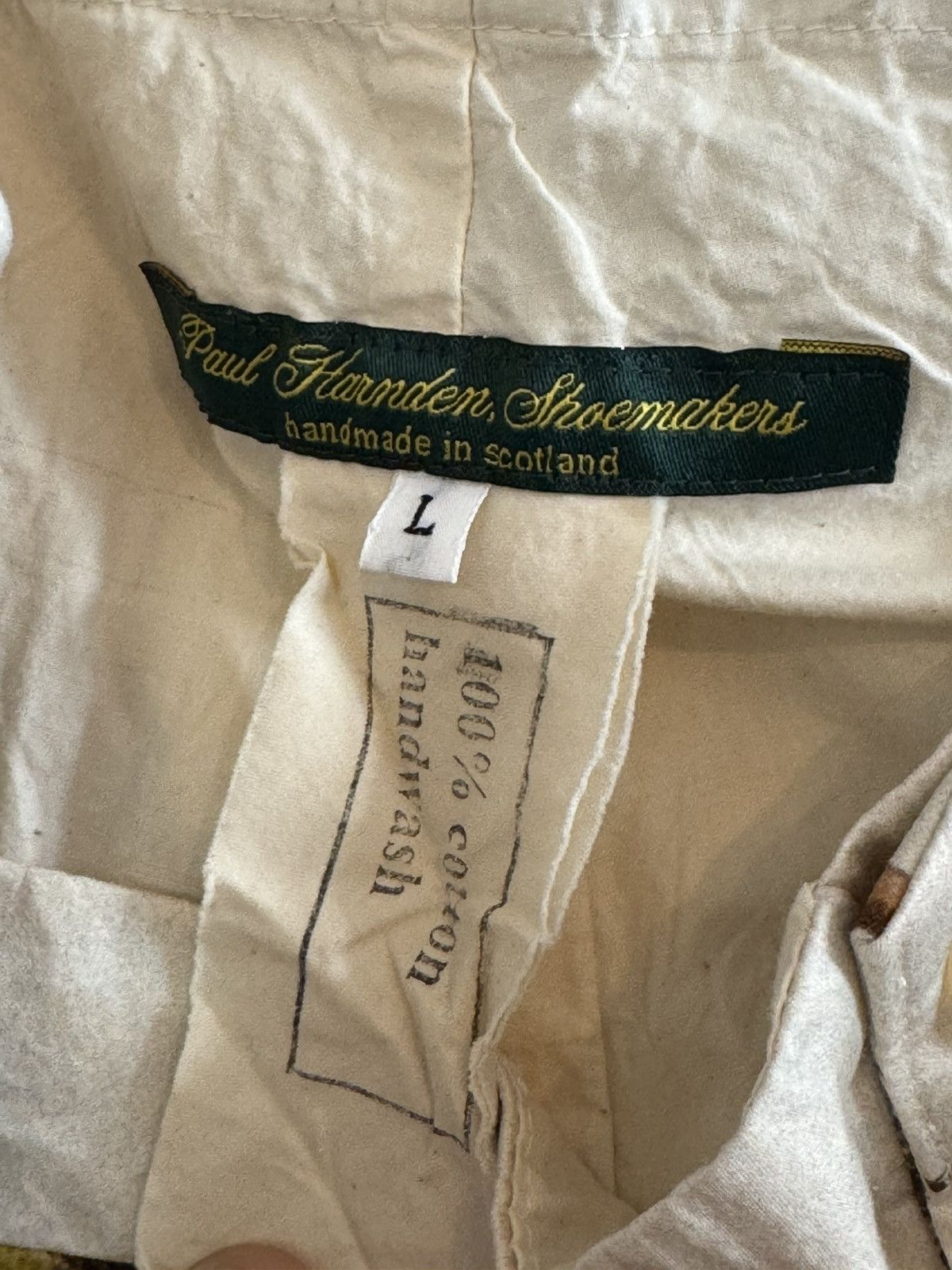 Paul Harnden Shoemakers Bird print Cotton Shorts Size US 36 / EU 52 - 4 Thumbnail