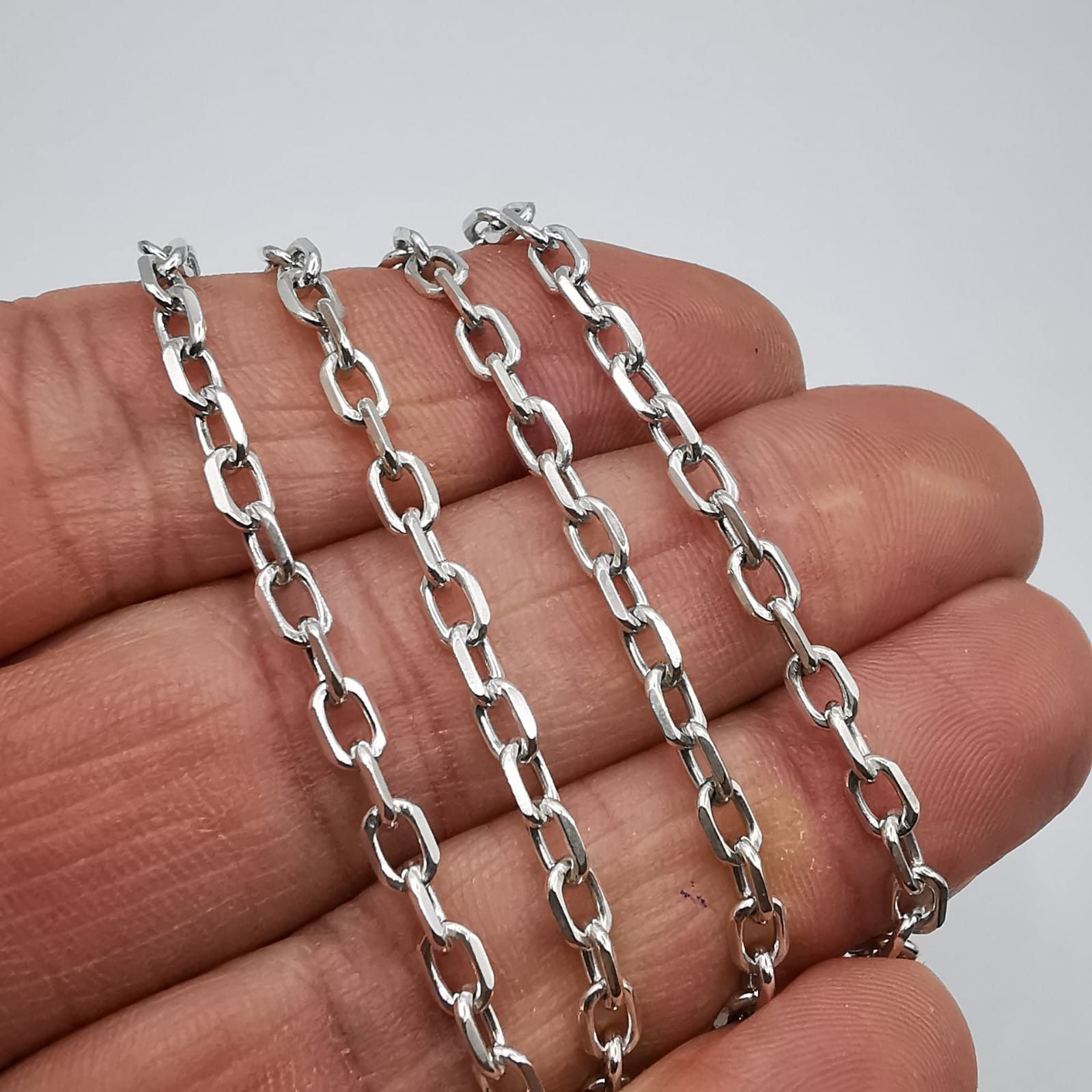Vintage Vintage Jewelry Chain Necklece,925 Sterling Silver 13,31g Size ONE SIZE - 5 Thumbnail